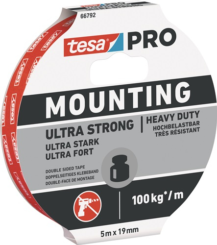 TESA Montageband Mounting PRO Ultra Strong 66792 weiß 5 m x 19 mm - 66792-00001-00