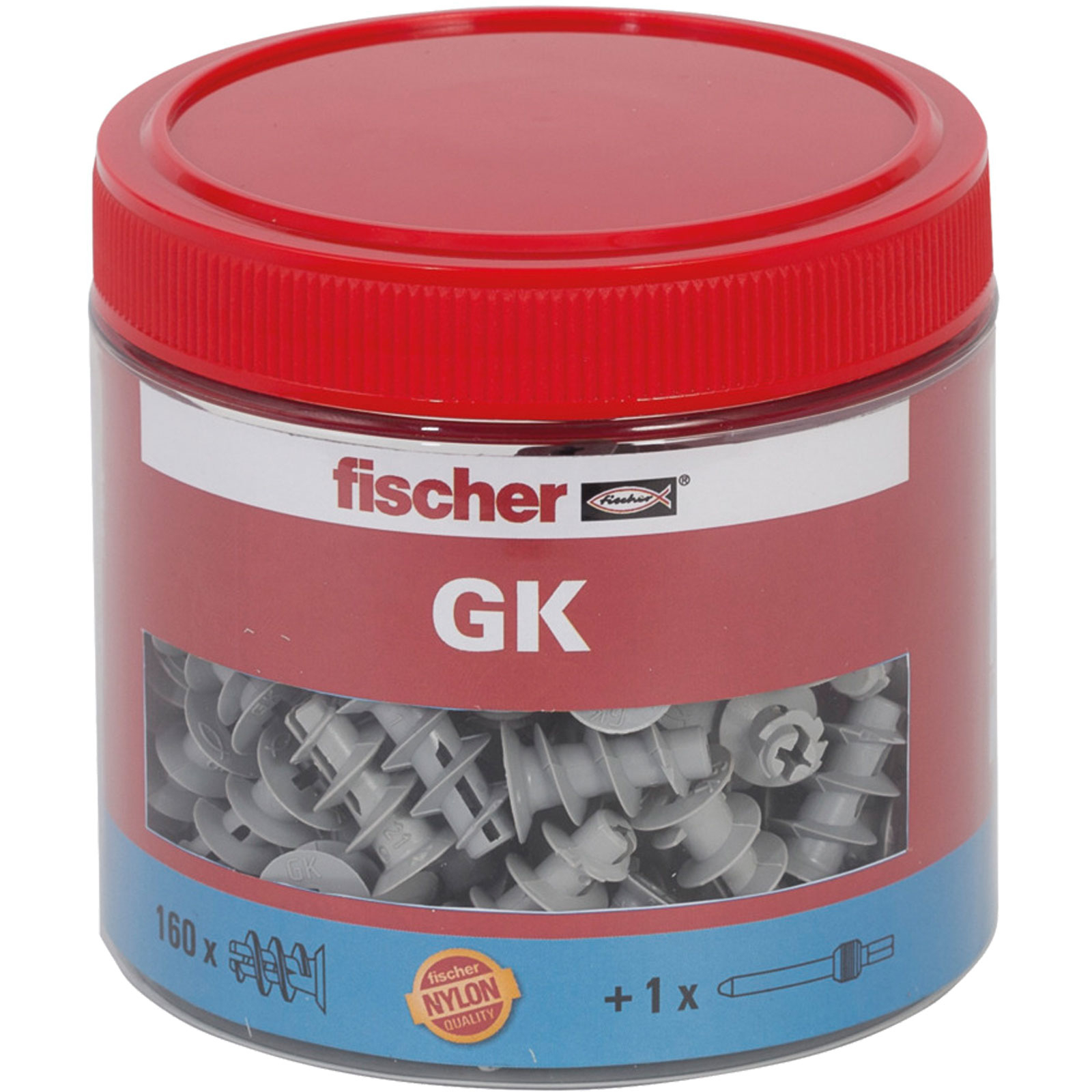 Fischer 160x Gipskartondübel GK Dose - 531028