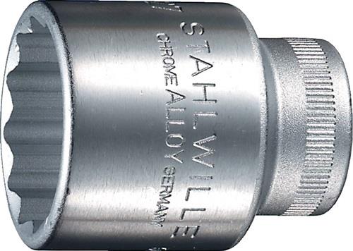 Stahlwille Steckschlüsseleinsatz 50 1/2″ 12-kant Schlüsselweite 27 mm - 3010027