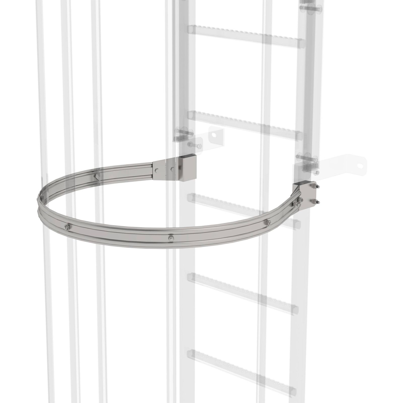 Günzburger Steigtechnik Rückenschutzbügel Ø 700 mm Edelstahl - 068234