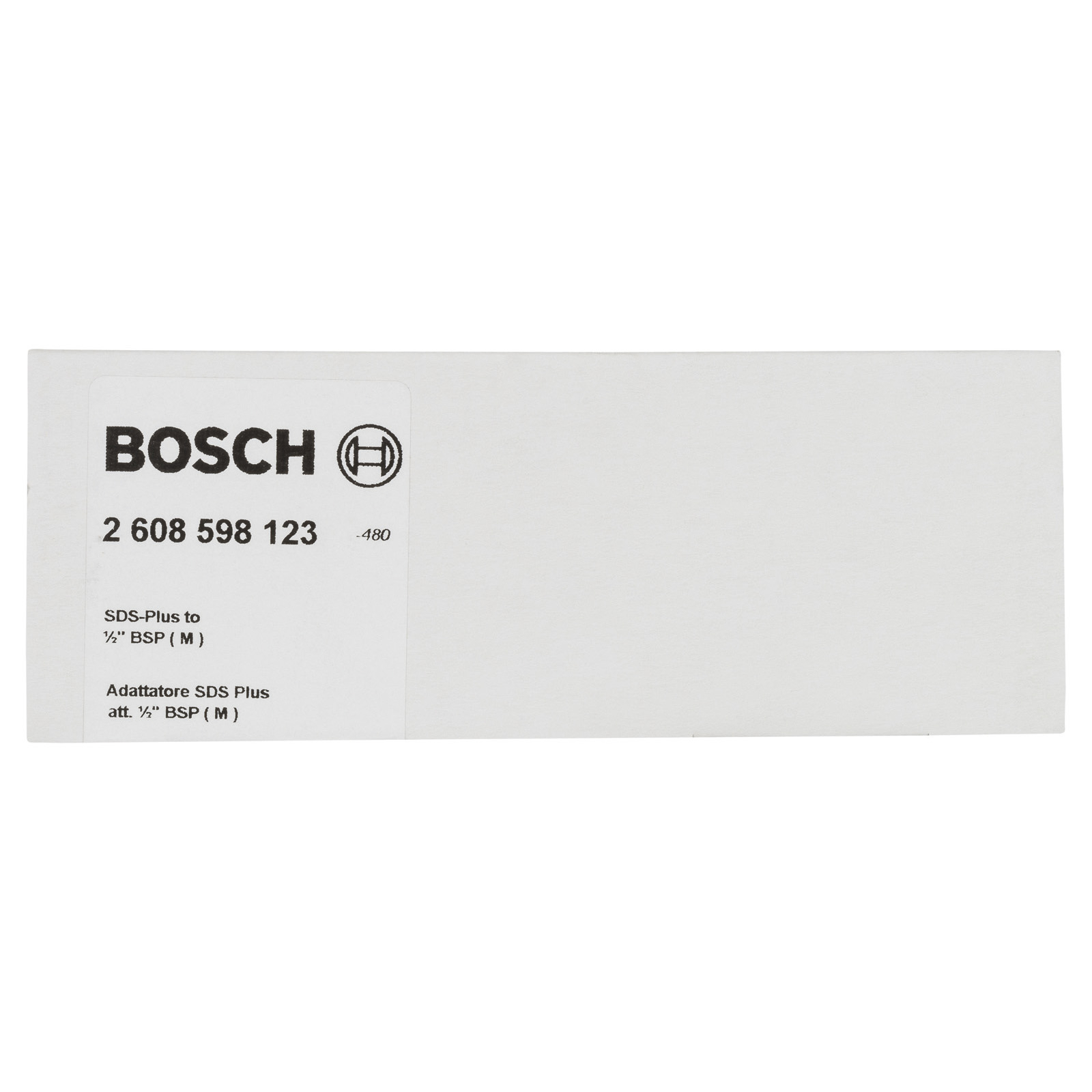 Bosch Adapter für Diamantbohrkronen Maschinenseite SDS plus Kronenseite G 1/2" 115 mm - 2608598123