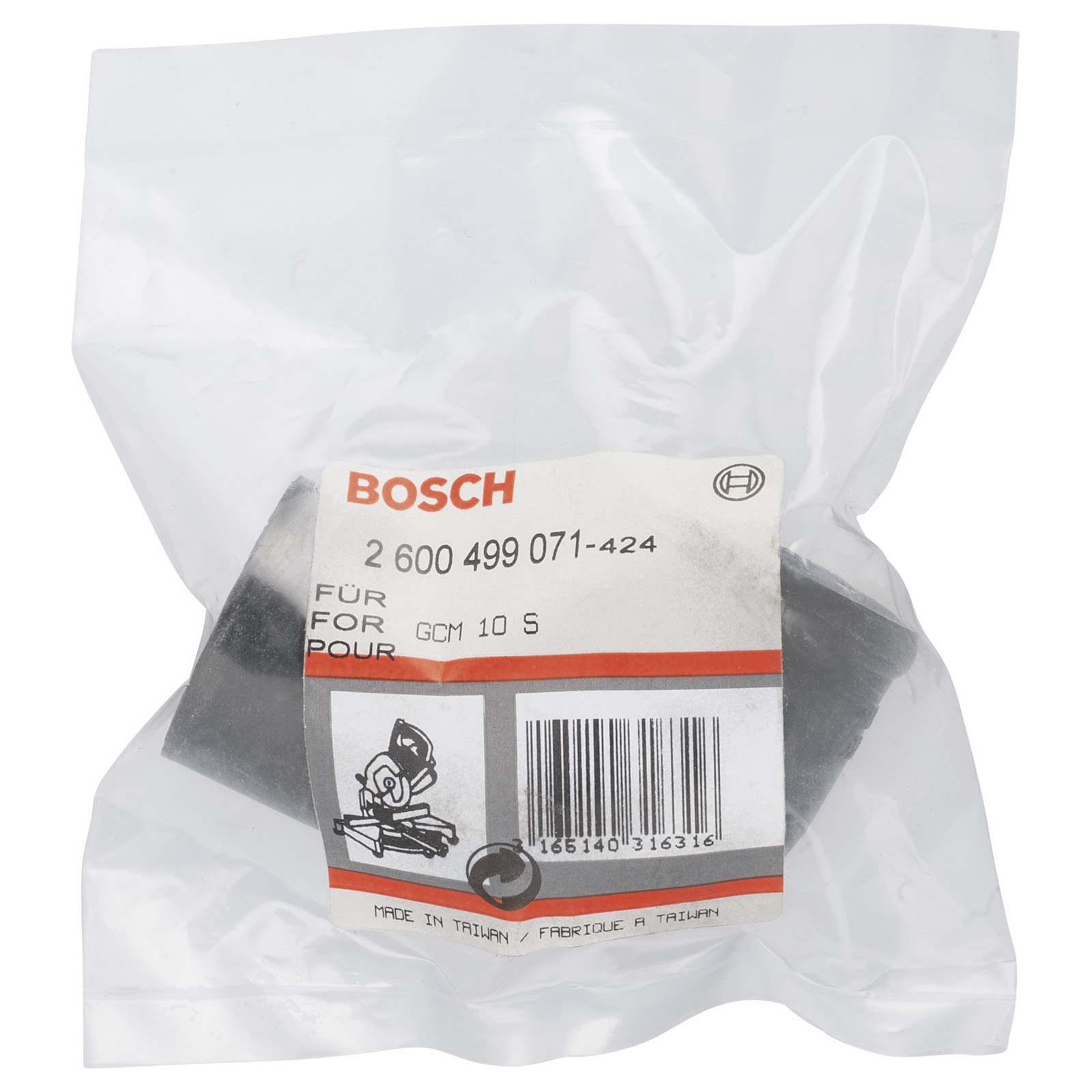 Bosch Absaugadapter für semistationäre Kreissägen, passend zu GCM 10 S Professional -2600499071