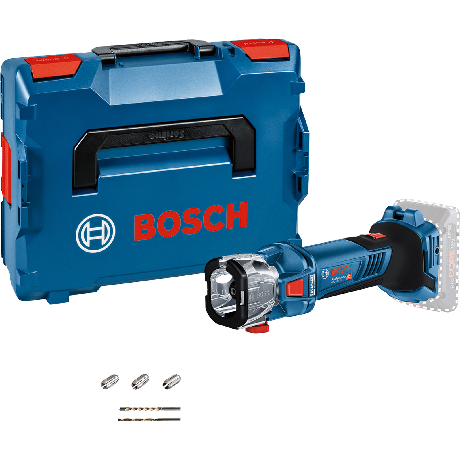 Bosch Akku-Rotationswerkzeug GCU 18V-30 Solo in L-Boxx - 06019K8002