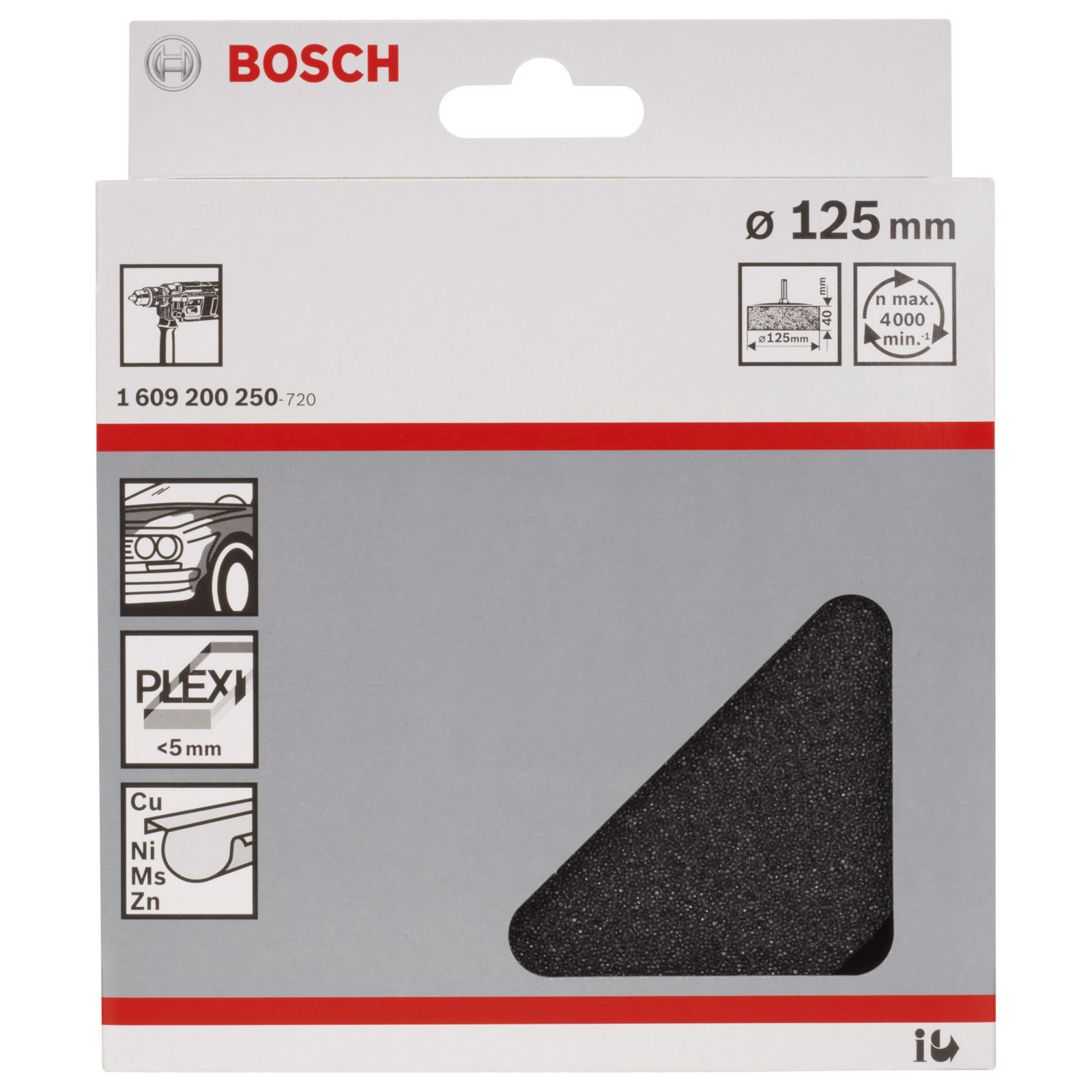 Bosch Polierschwamm 125 mm - 1609200250