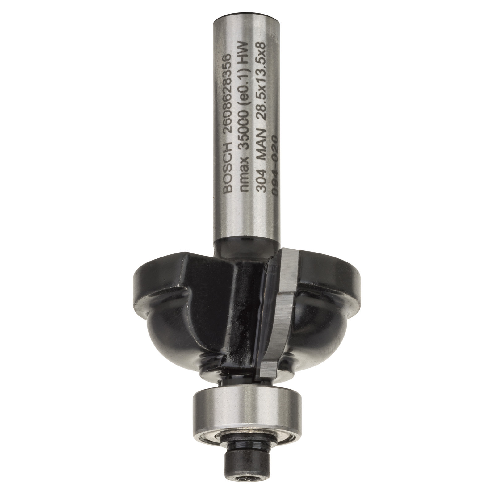 Bosch Profilfräser F 8 mm R1 6,3 mm D 28,5 mm L 13,2 mm G 54 mm - 2608628356