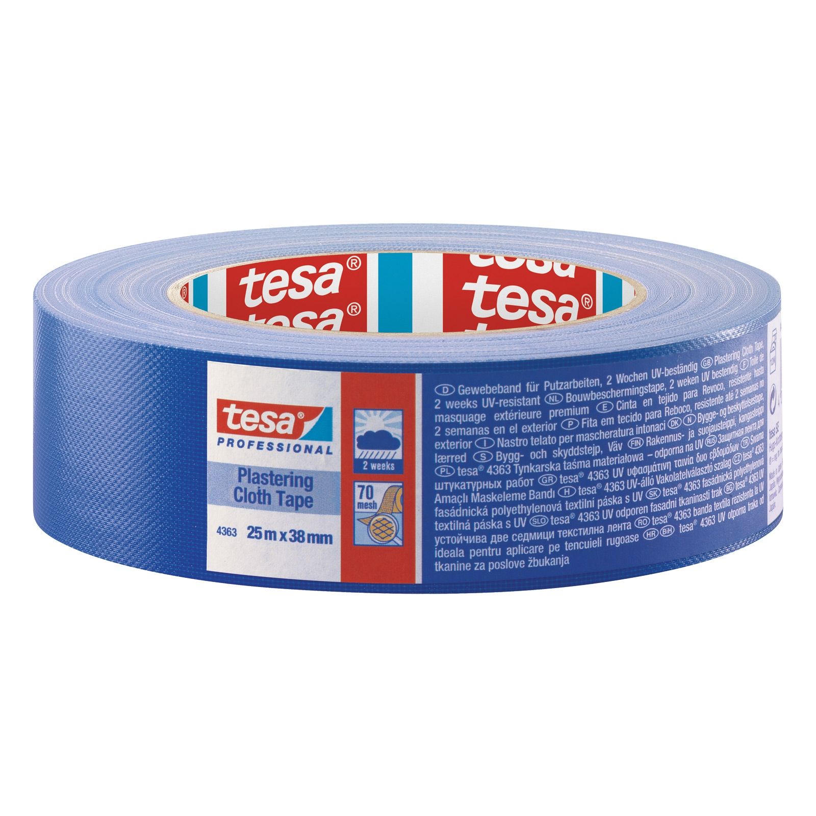 Tesa Putzband UV 25m x 38 mm (Dunkelblau) - 04363