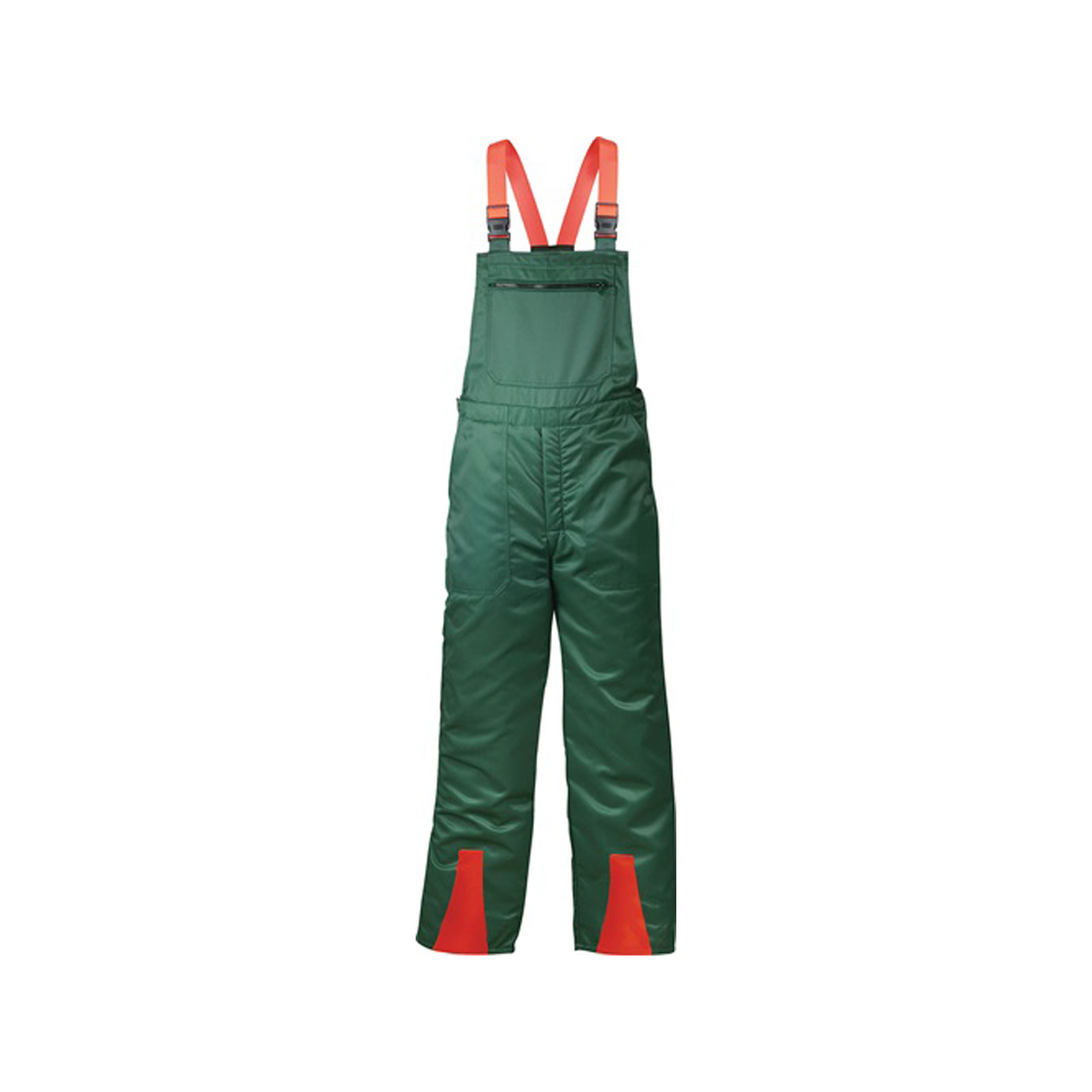 FELDTMANN Schnittschutzlatzhose FICHTE grün / rot Gr. 52 - 22772-52