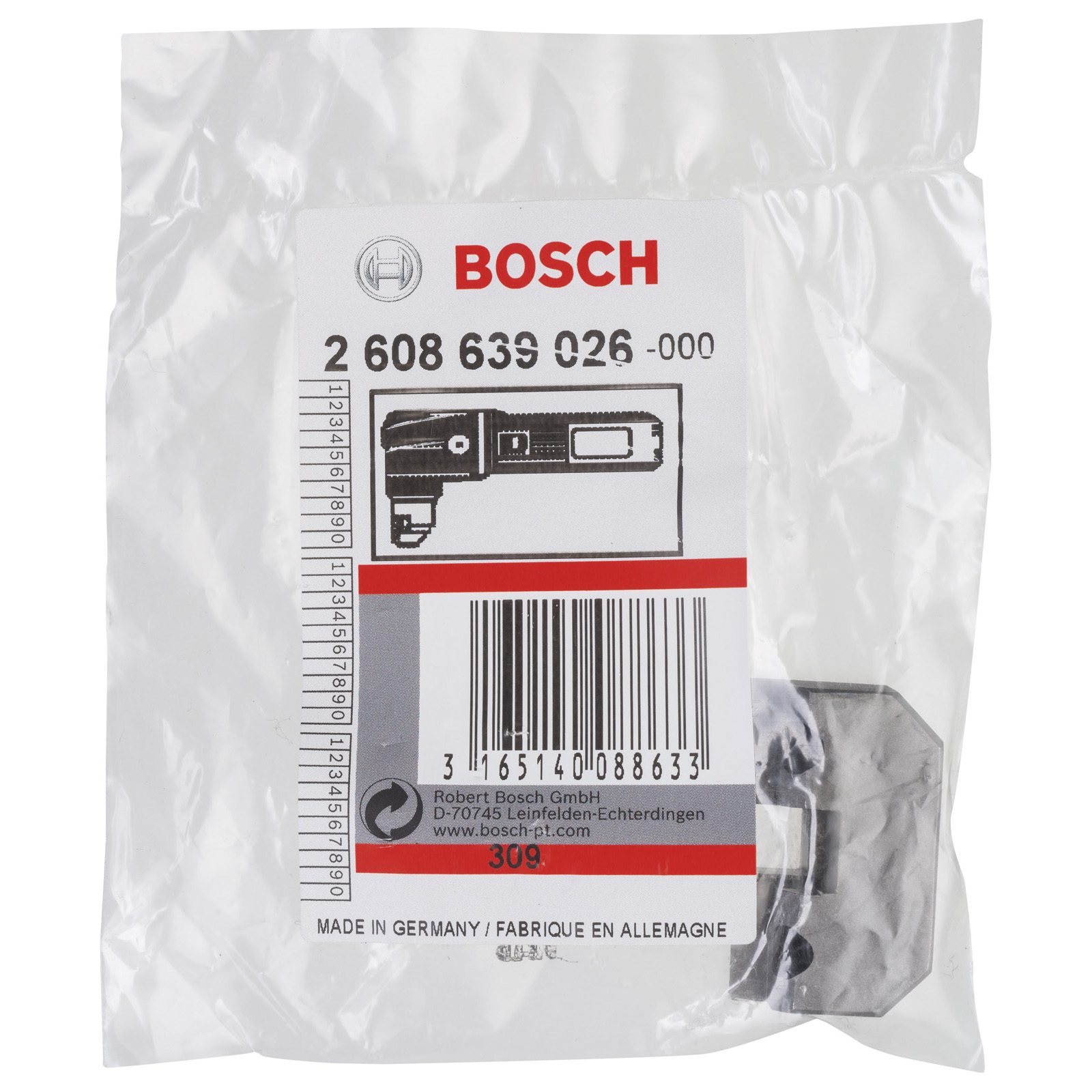 Bosch Matrize für Well- und fast alle Trapezbleche bis 1,2 mm, GNA 3,2 + 3,5 - 2608639026