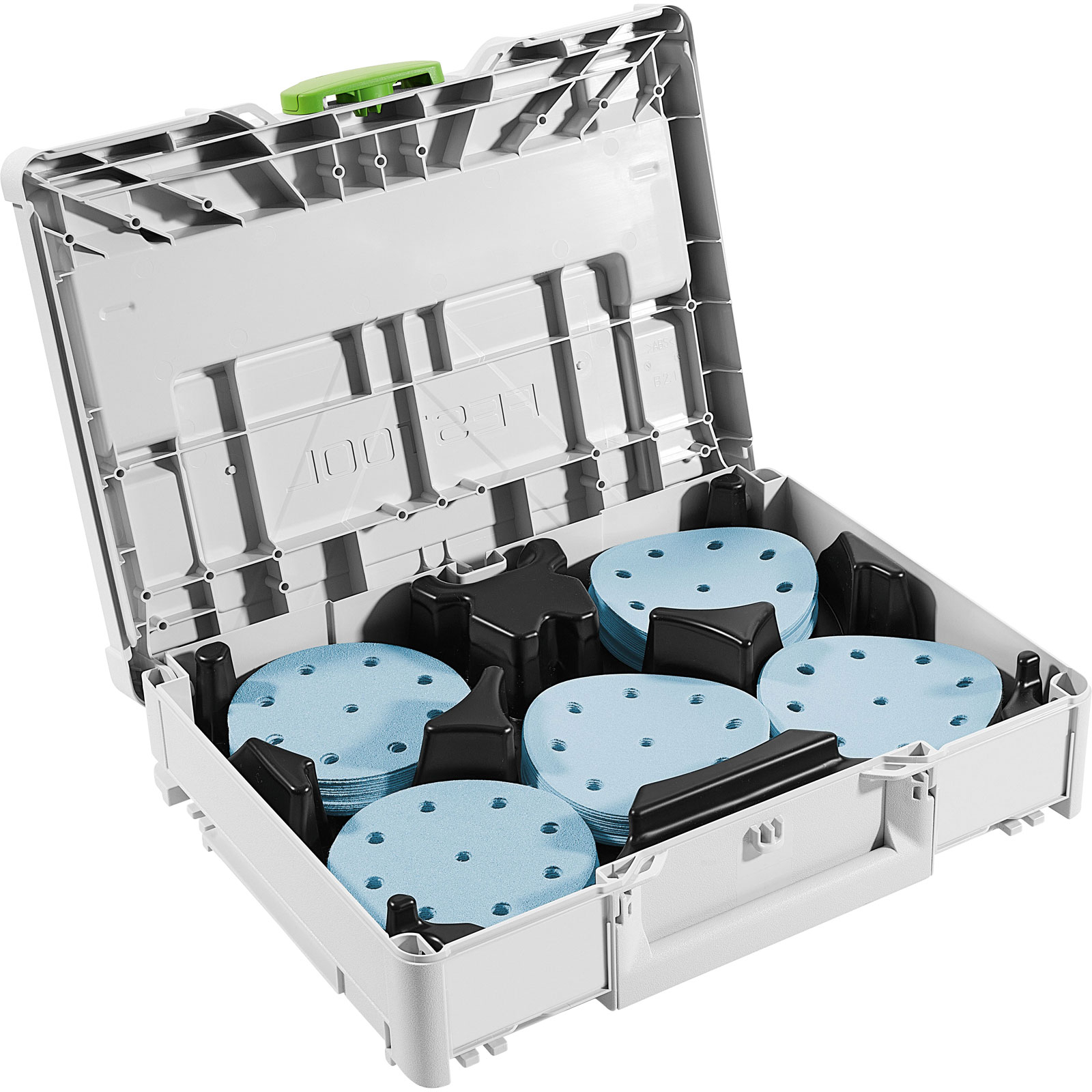 Festool Schleifmittel-Systainer³ SYS-STF D125 GR-Set Granat - 578193