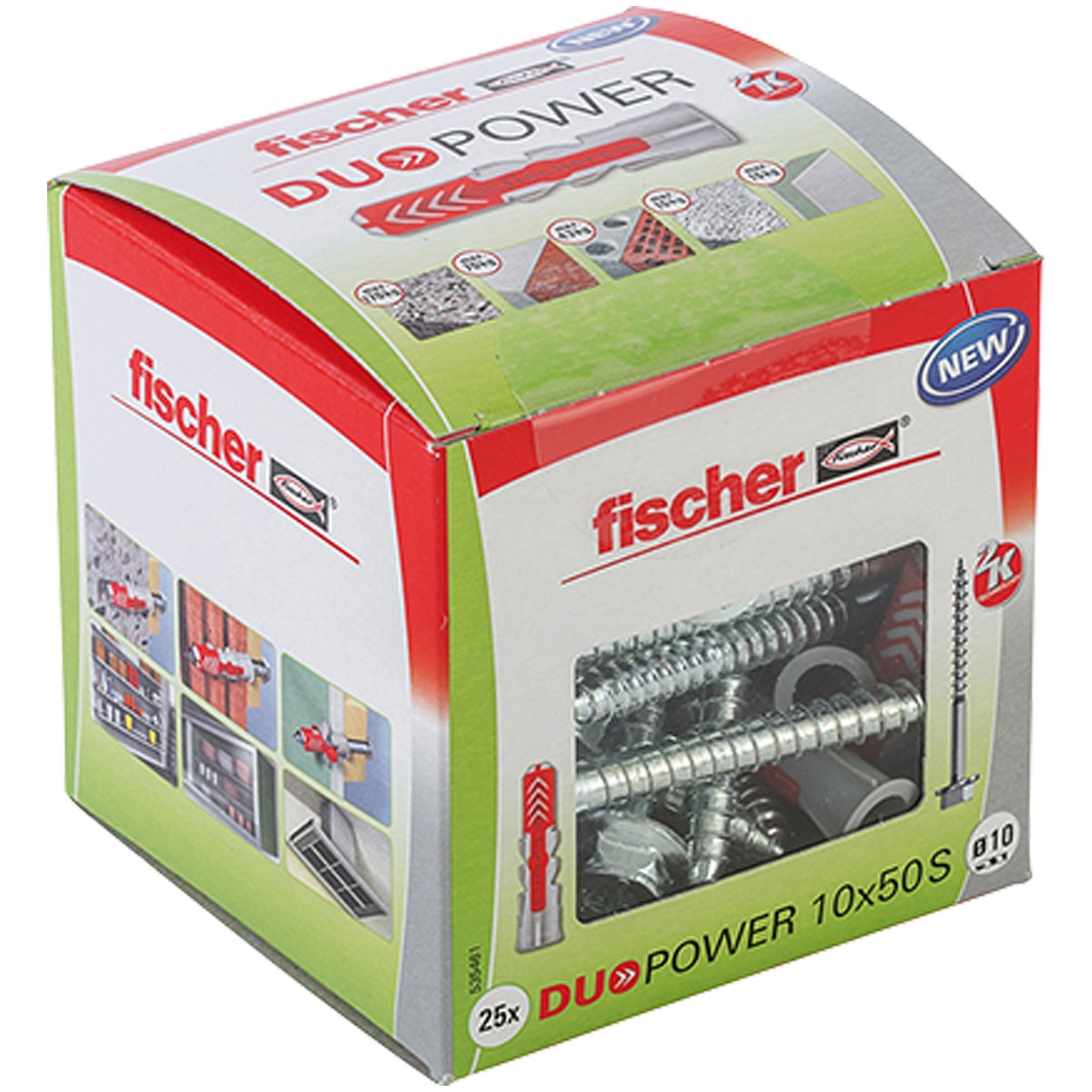 Fischer 25x DUOPOWER 10 x 50 mm S LD - 535461