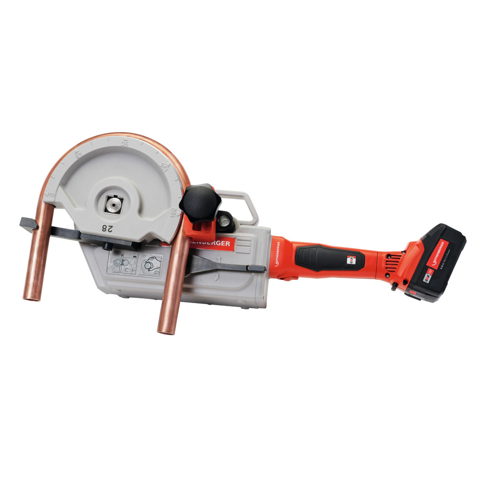 ROTHENBERGER ROBEND 4000 E 4Ah Set,12-14-16-18-22-28 - 1000003393
