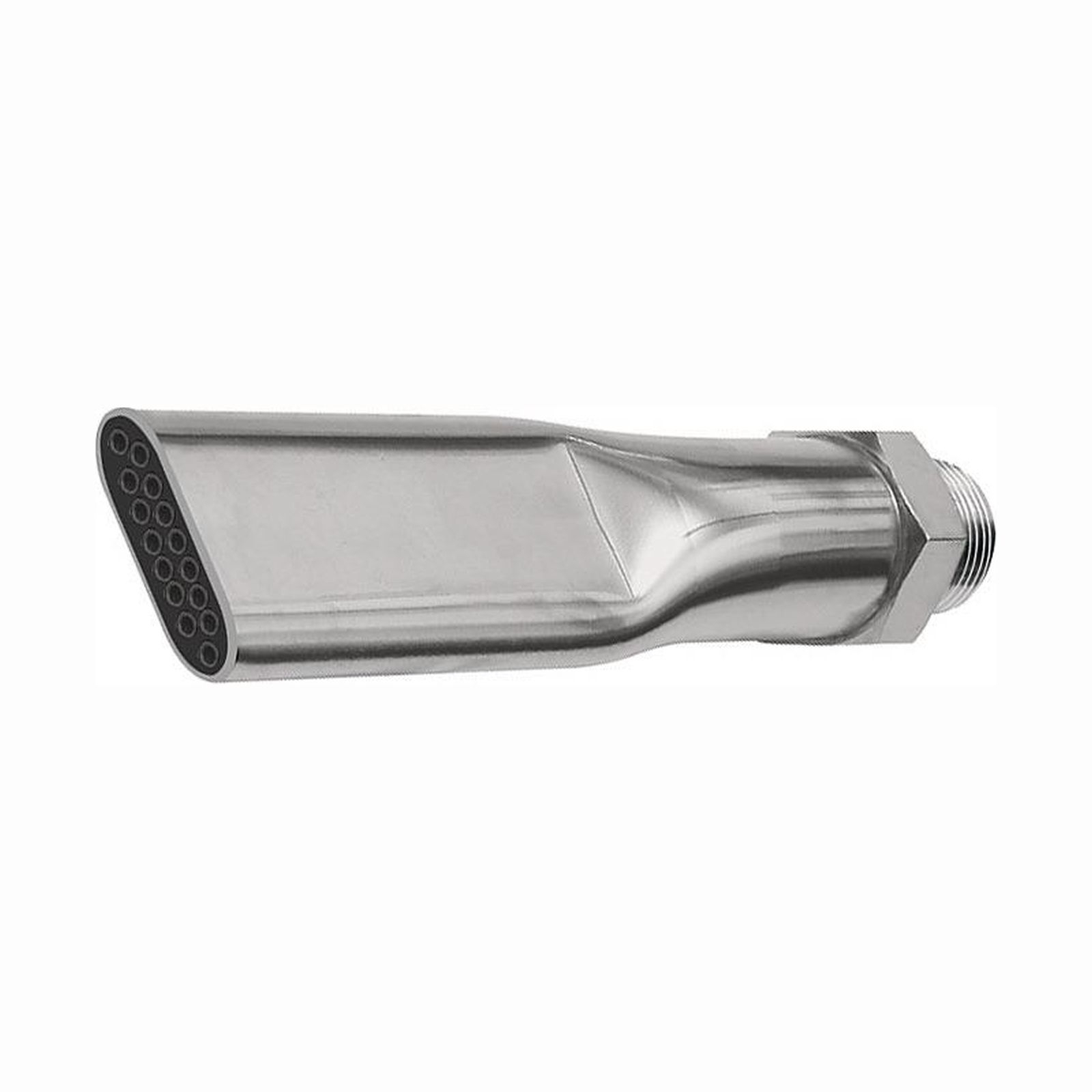 Riegler lärmarme Flachdüse M12 x 1,25 MS vernickelt Düsenbreite 21 mm - 114366