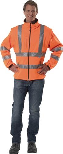 ASATEX Warnschutz-Softshelljacke PREVENT orange Größe XXL - 8060O/XXL