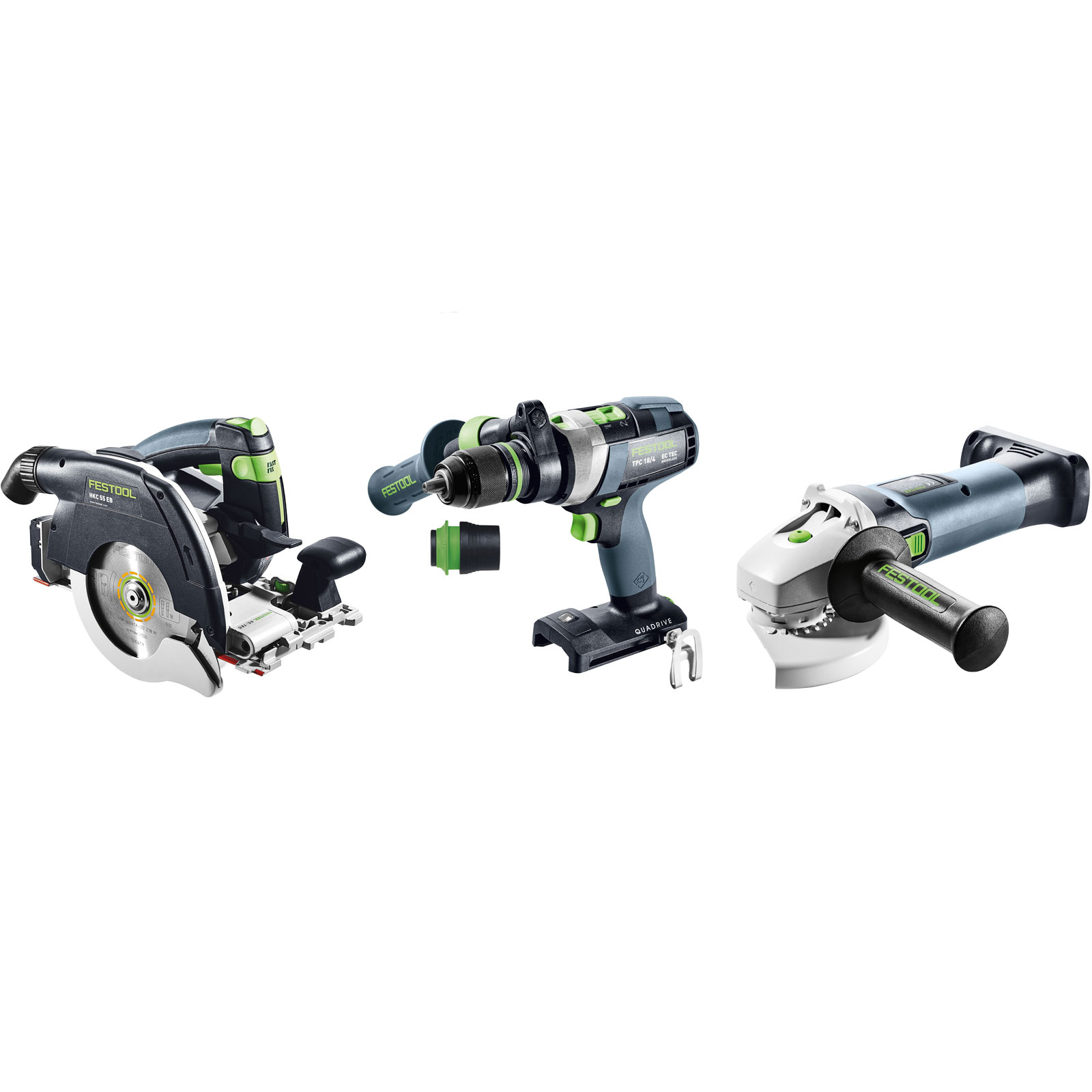 Festool Akku-Combo-Set Holzbau HKC 55/TPC 18/AGC 18/TB 137 - 578025