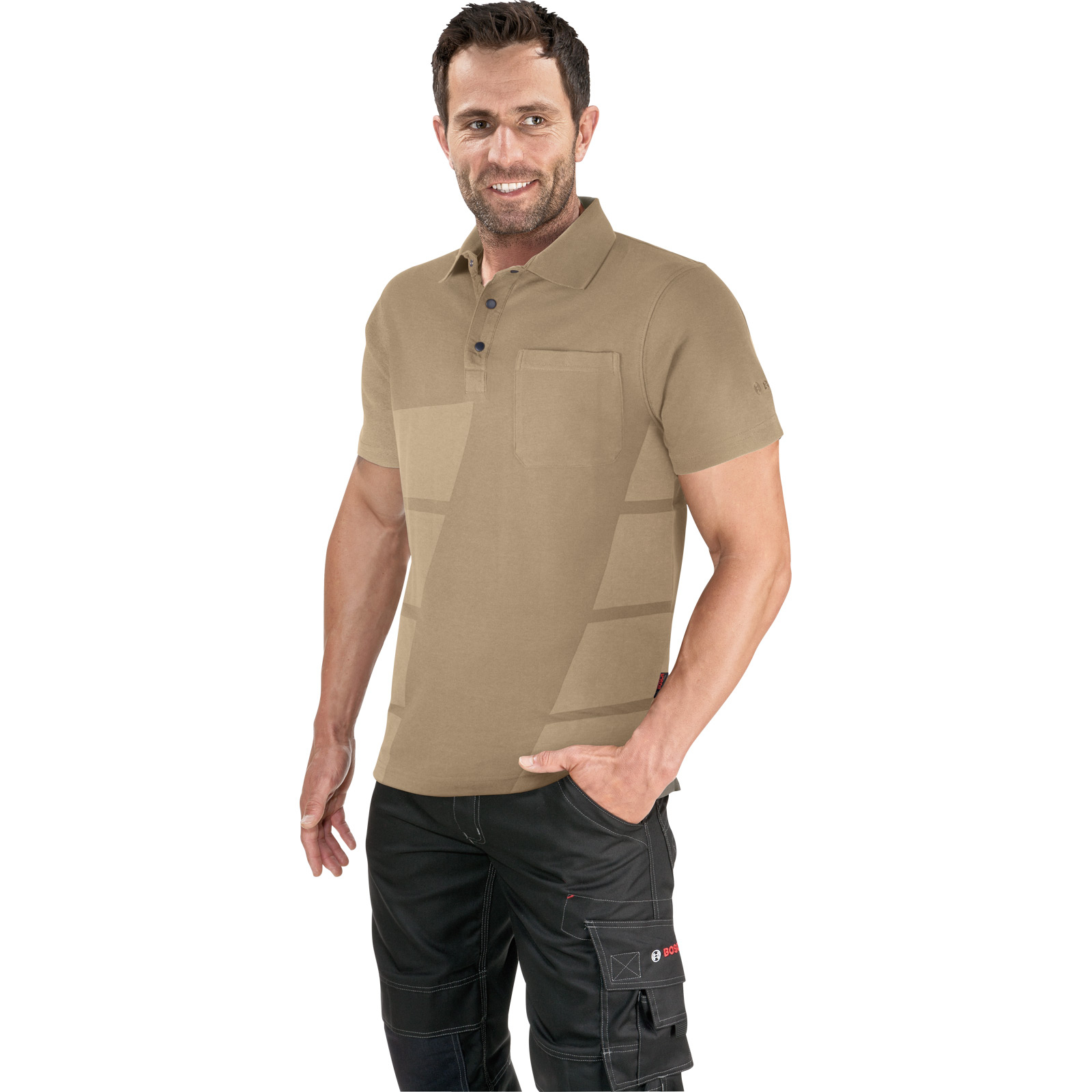 Bosch Poloshirt - Beige WPSI 05 Gr. M - 061880003L