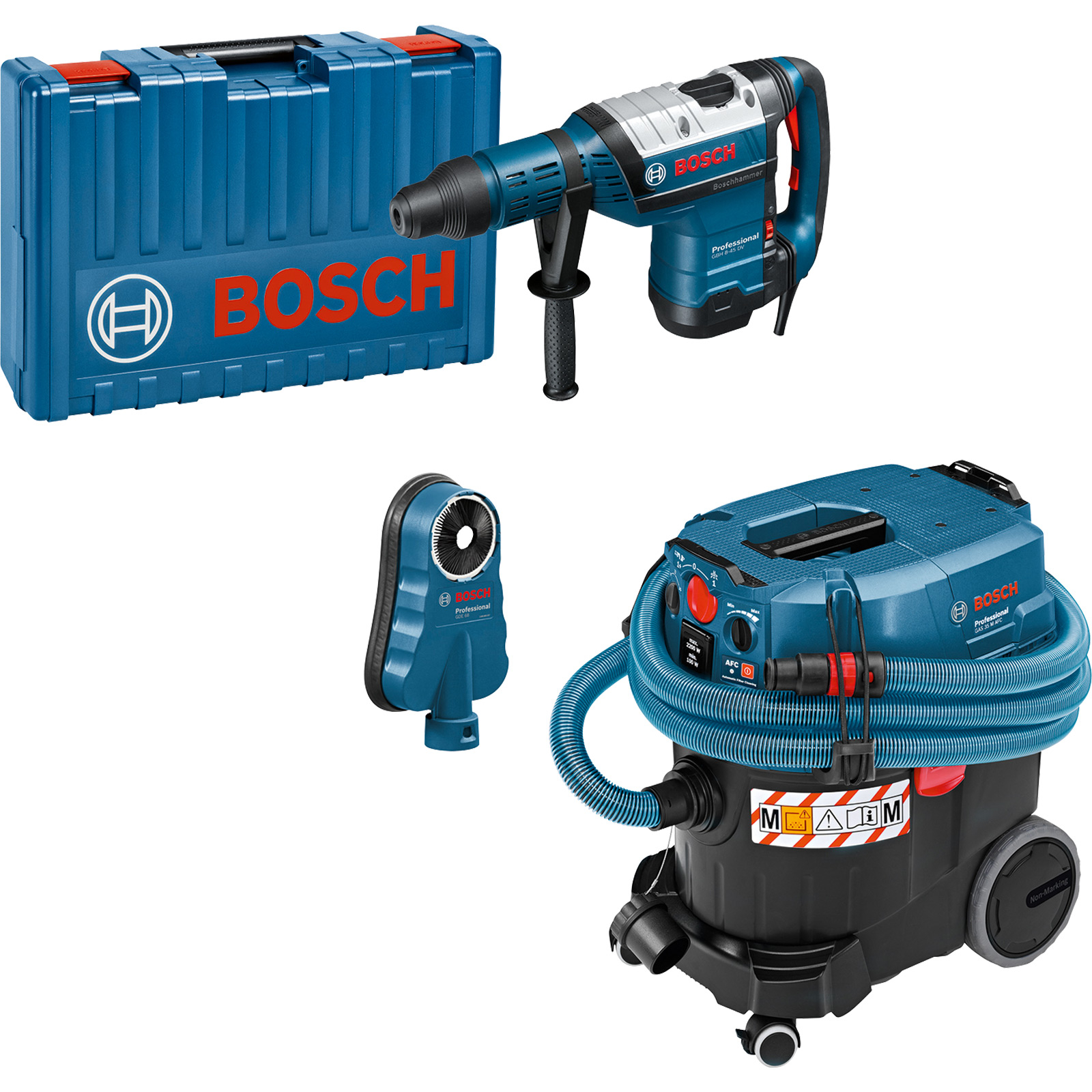 Bosch Combi-Set Akku-Tauchsäge GKT 18V-52 GC BITURBO + Akku-Staubsauger GAS 18V-12 MC Solo - 0615A5004N