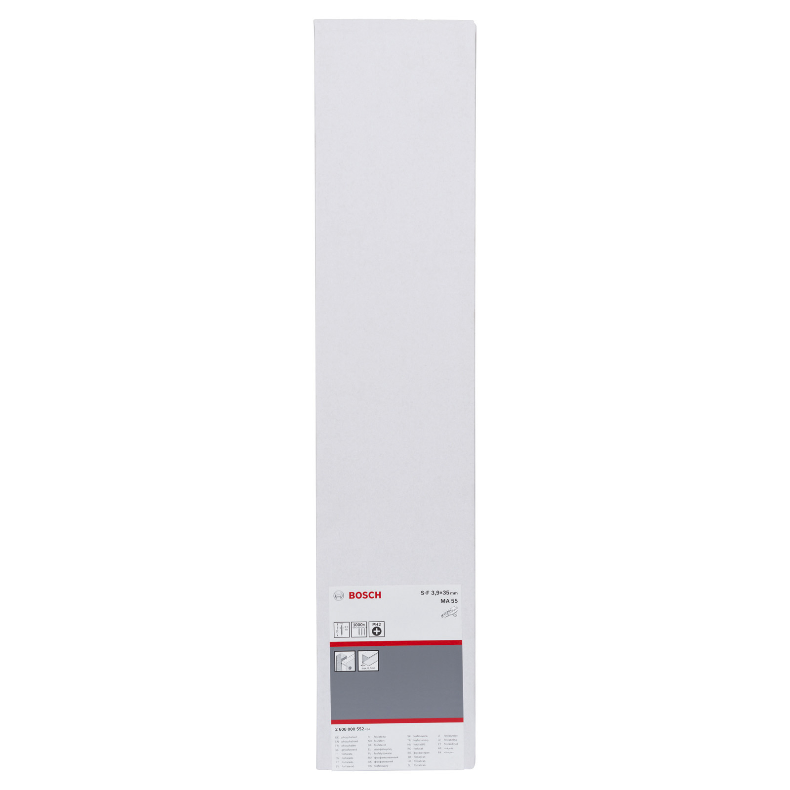 Bosch Schnellbauschraube Feingewinde, S-F, 3,9 x 35 mm - 2608000552