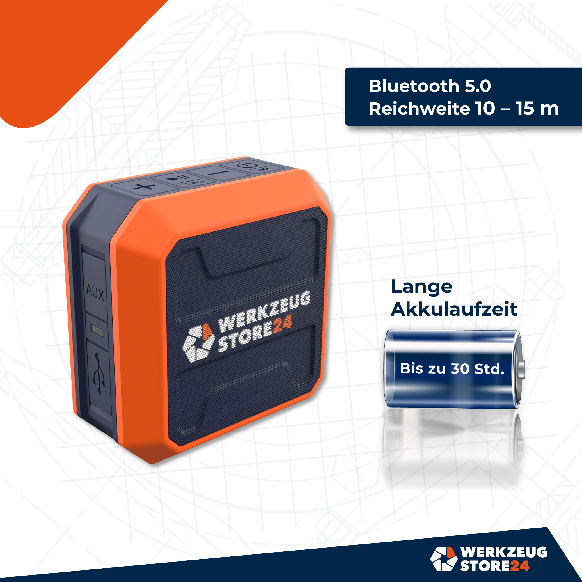 WS24 Bluetooth Lautsprecher 5W - WS24-100045