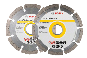Bosch Diamanttrennscheiben für Beton und Stein