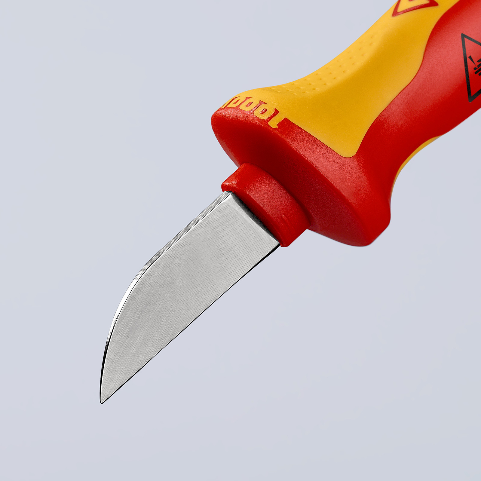 Knipex Kabelmesser isolierender Mehrkomponenten-Griff, VDE-geprüft 190 mm - 9852SB