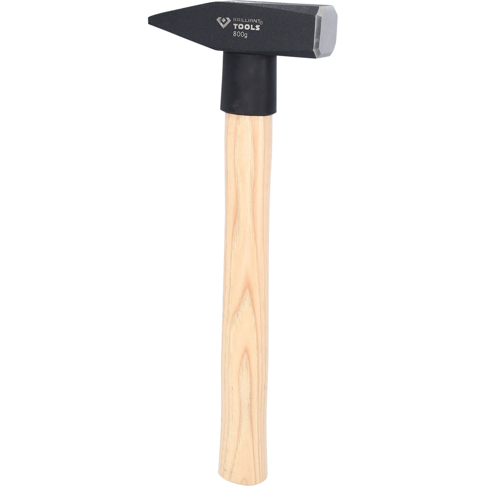 BRILLIANT TOOLS Schlosserhammer mit Hickory-Stiel 800 g - BT073080