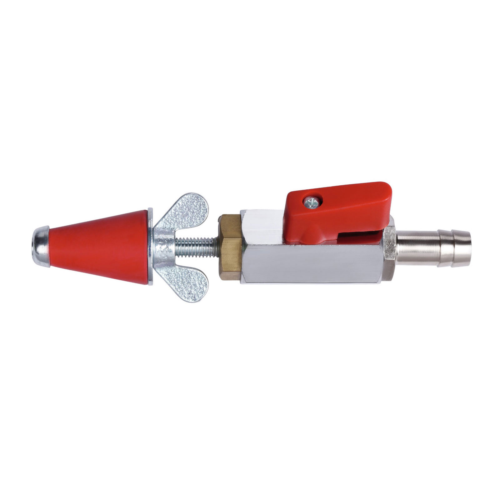 ROTHENBERGER Gasprüfstopfen, konisch, Gr.2 (3/4"-1.1/4"), mit Kupplung - 351262