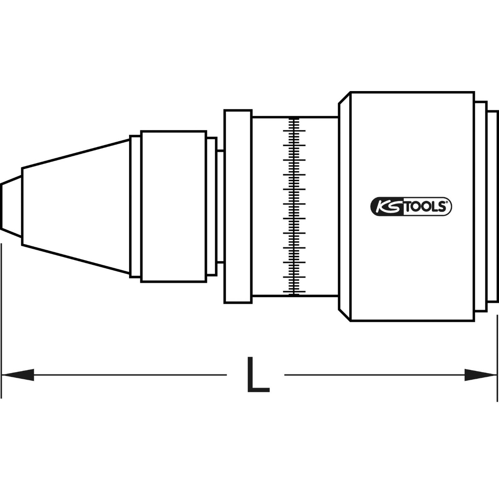 KS TOOLS Präzisions-Drehmoment-Prüfgerät 10 - 120 mNm - 516.3330