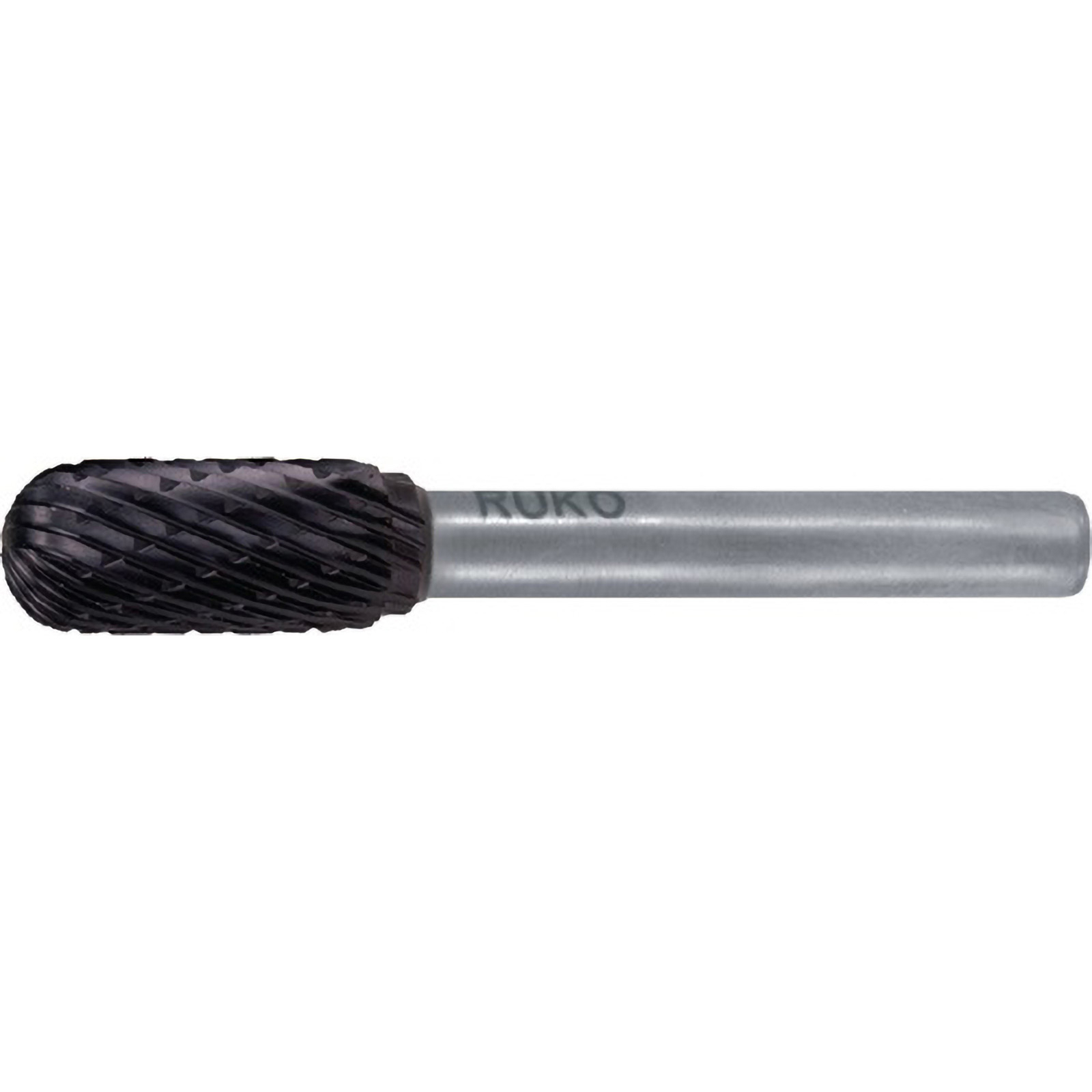 RUKO Hartmetall-Frässtift WRC Ø 8 mm Kopflänge 18 mm Schaft-Ø 6 mm TiCN Verzahnung KVZ 4 - 116021TC