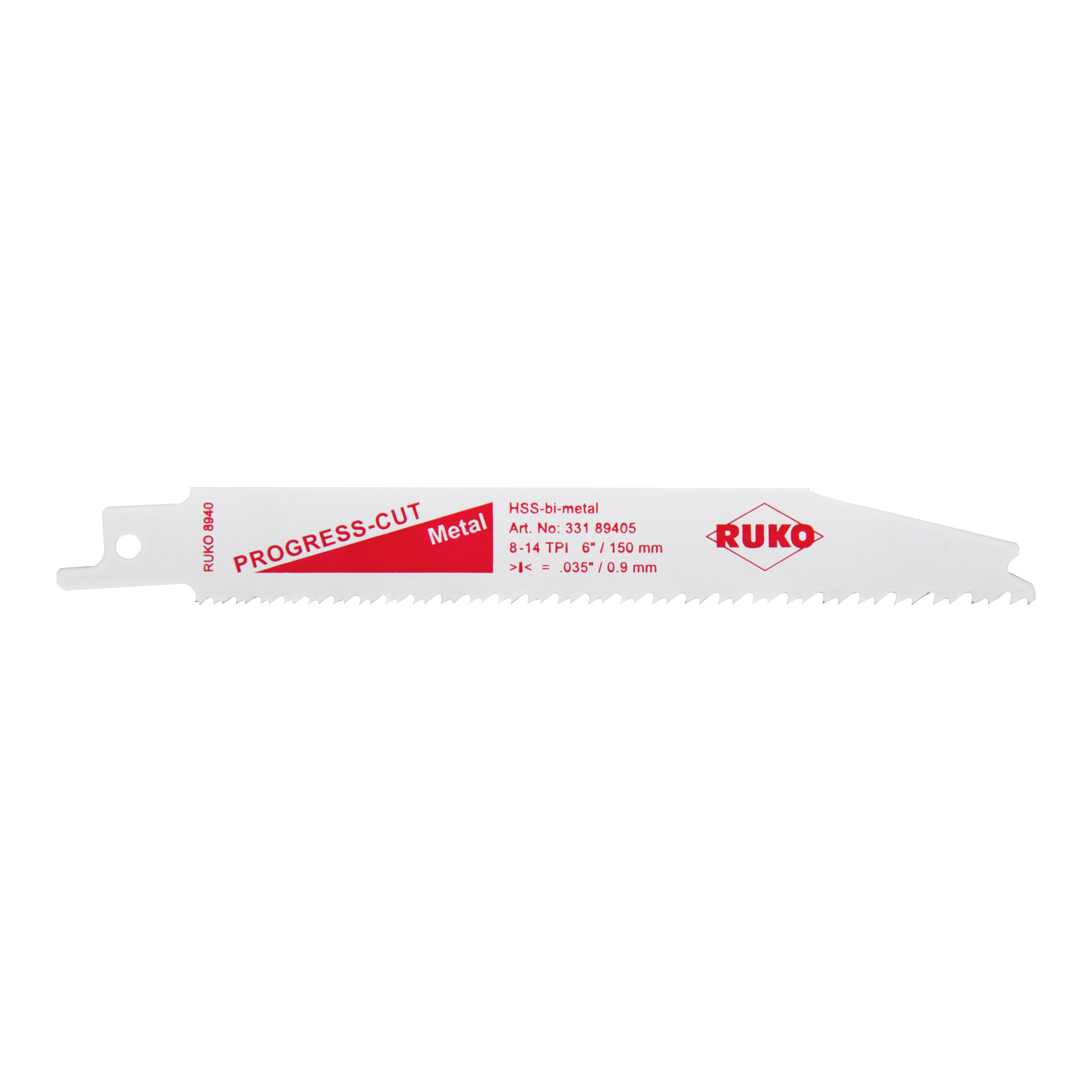 RUKO 5x Säbelsägeblatt 8940 HSS geschränkt gefräst - 33189405
