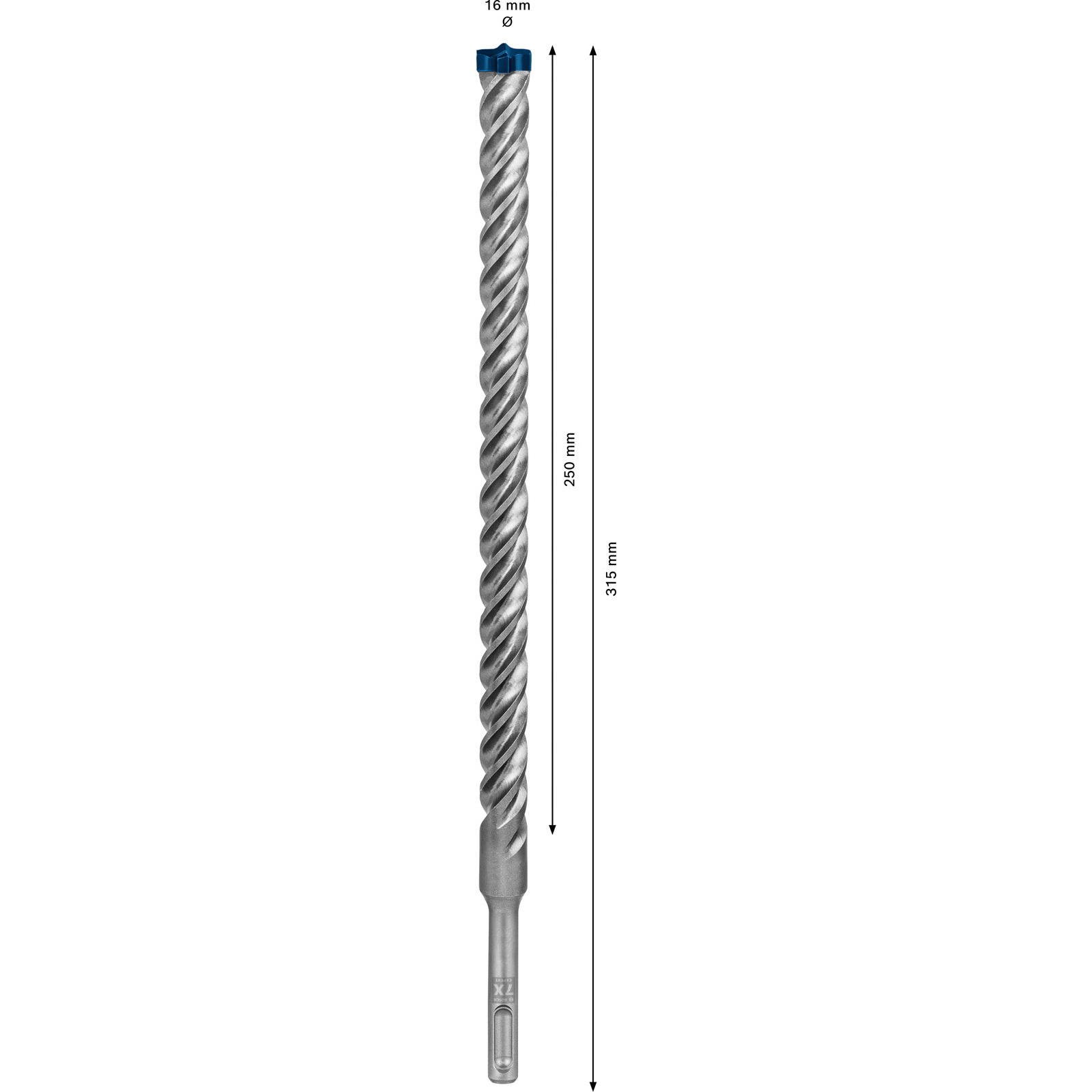 Bosch Expert SDS plus-7X Hammerbohrer 16 x 250 x 315 mm - 2608900132