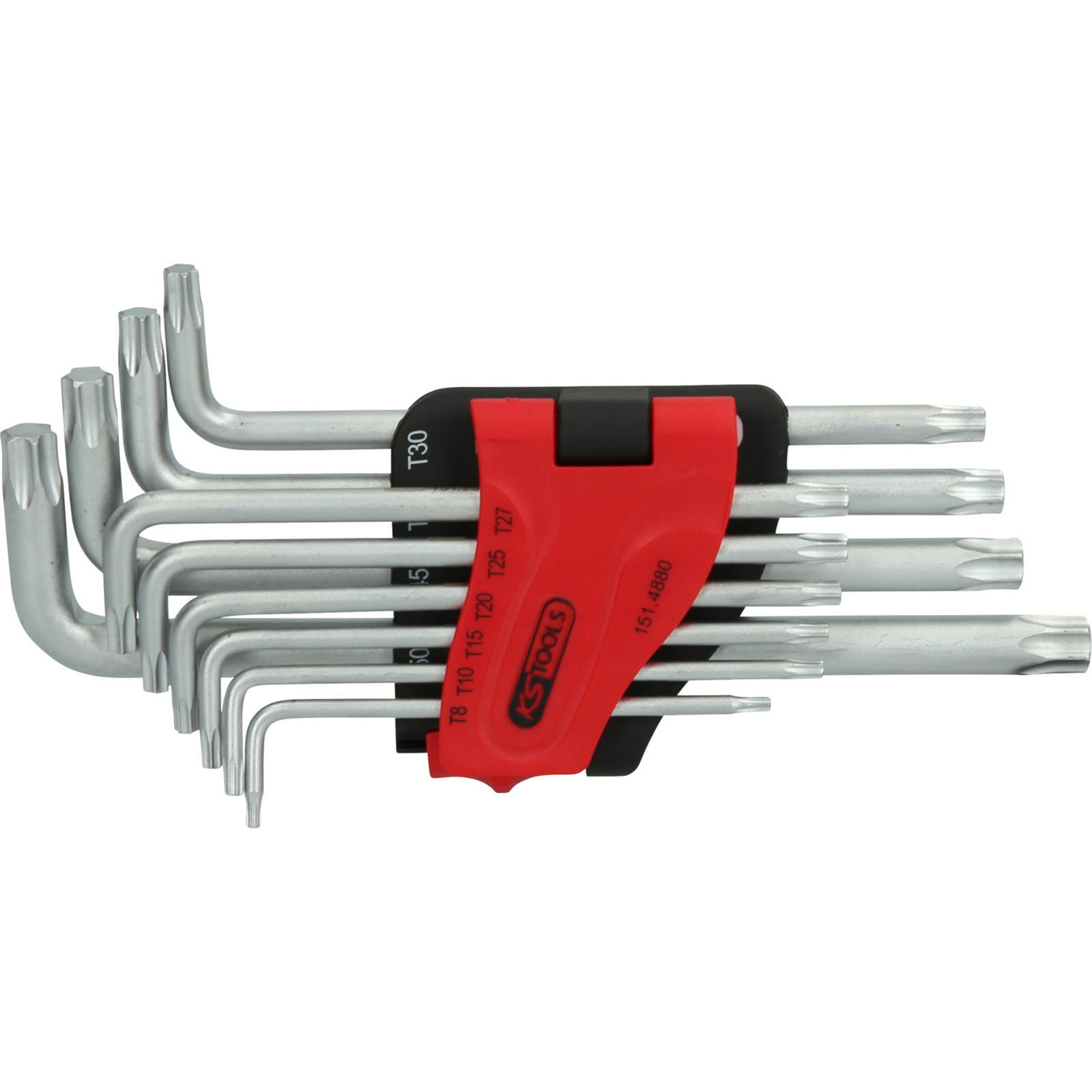 KS TOOLS Torx-Winkelstiftschlüssel-Satz lang 10tlg. - 151.4880