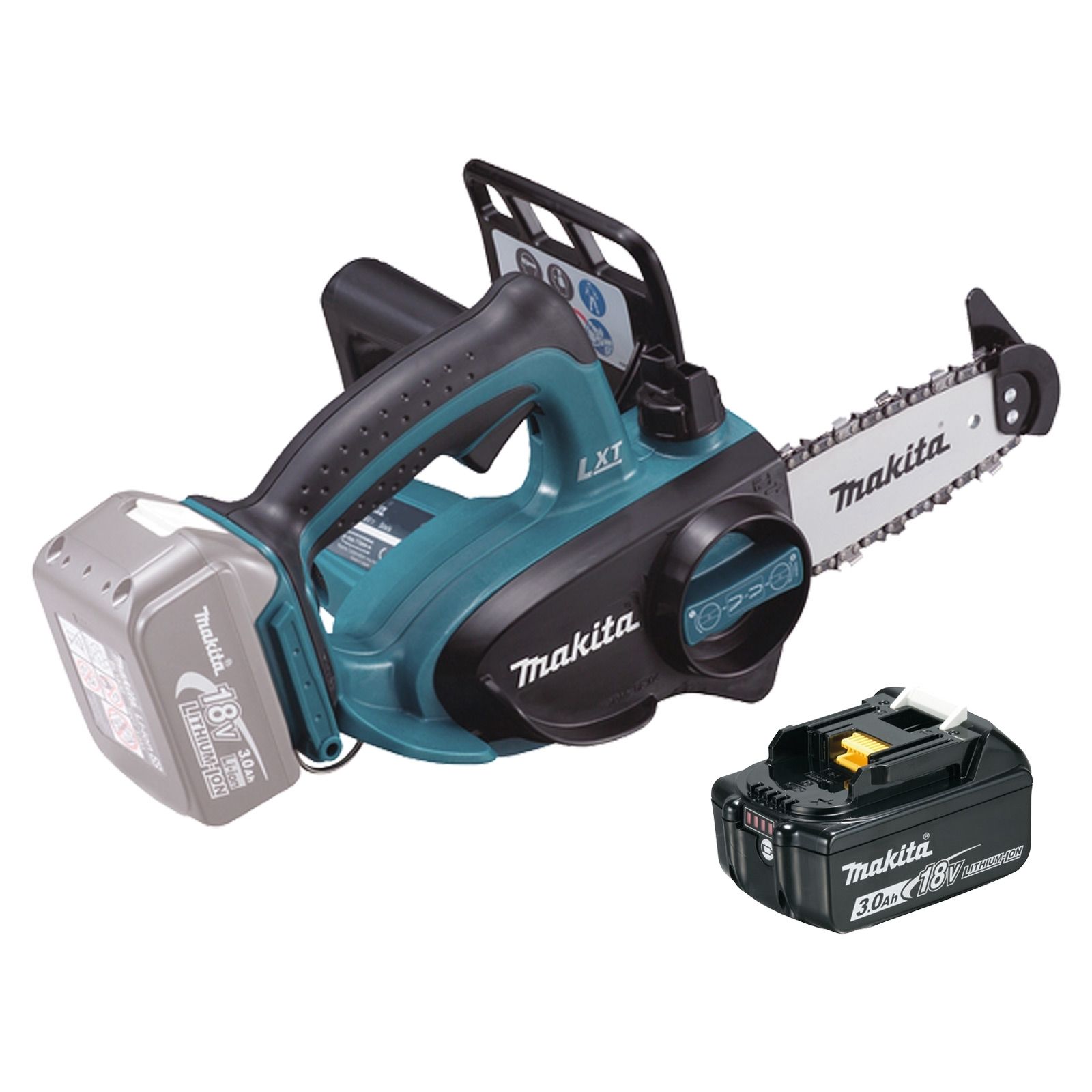 Makita DUC122F Akku-Kettensäge 18 V / 1x 3,0 Ah Akku