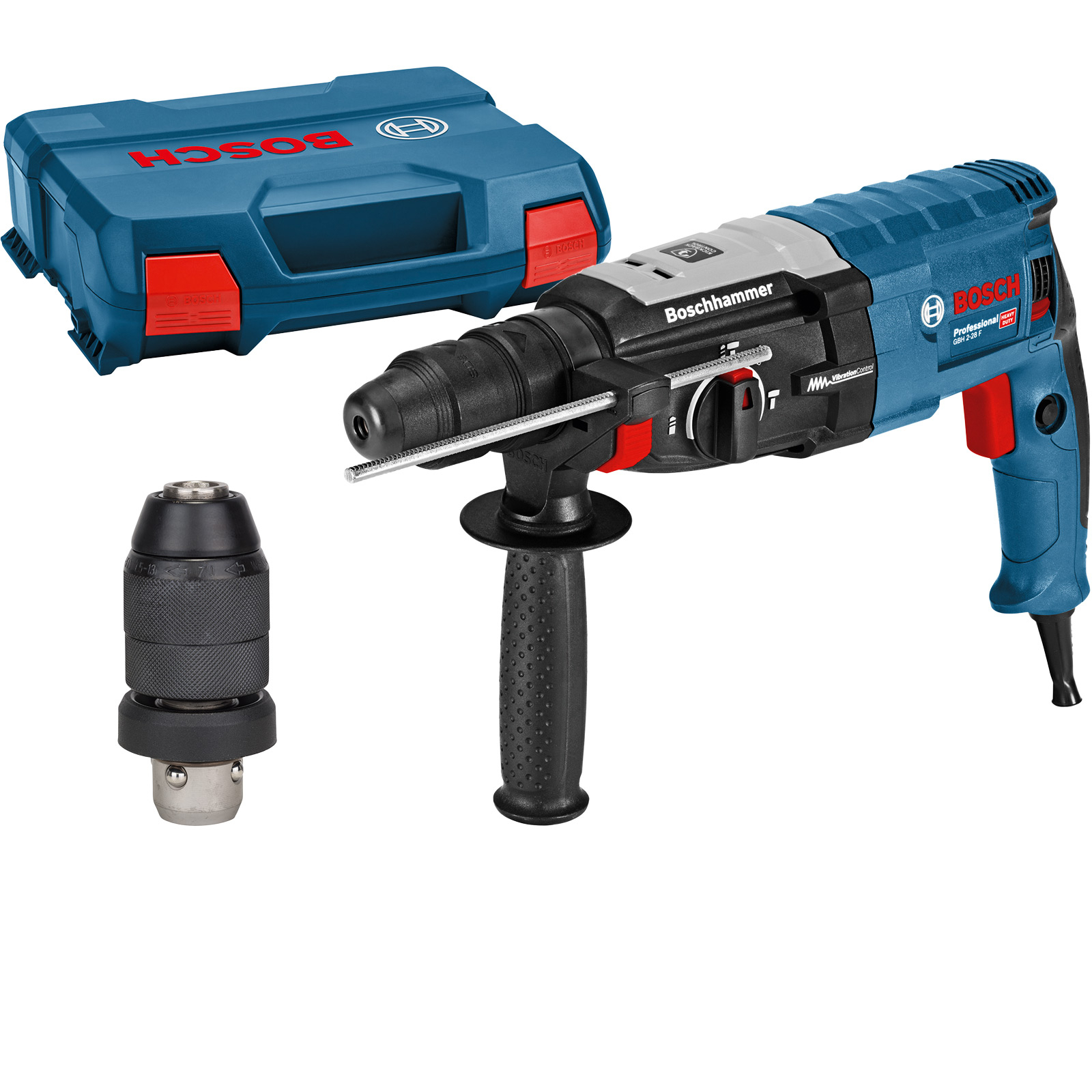 Bosch Bohrhammer GBH 2-28 F mit SDS plus 880 W im Handwerkerkoffer - 0611267600