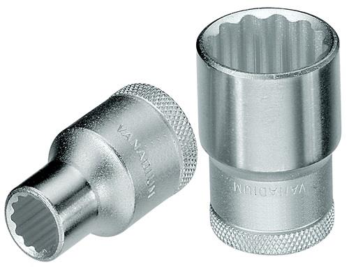 Gedore Steckschlüsseleinsatz D 19 1/2″ 12-kant SW 19/32" / 15,08 mm - 6136730
