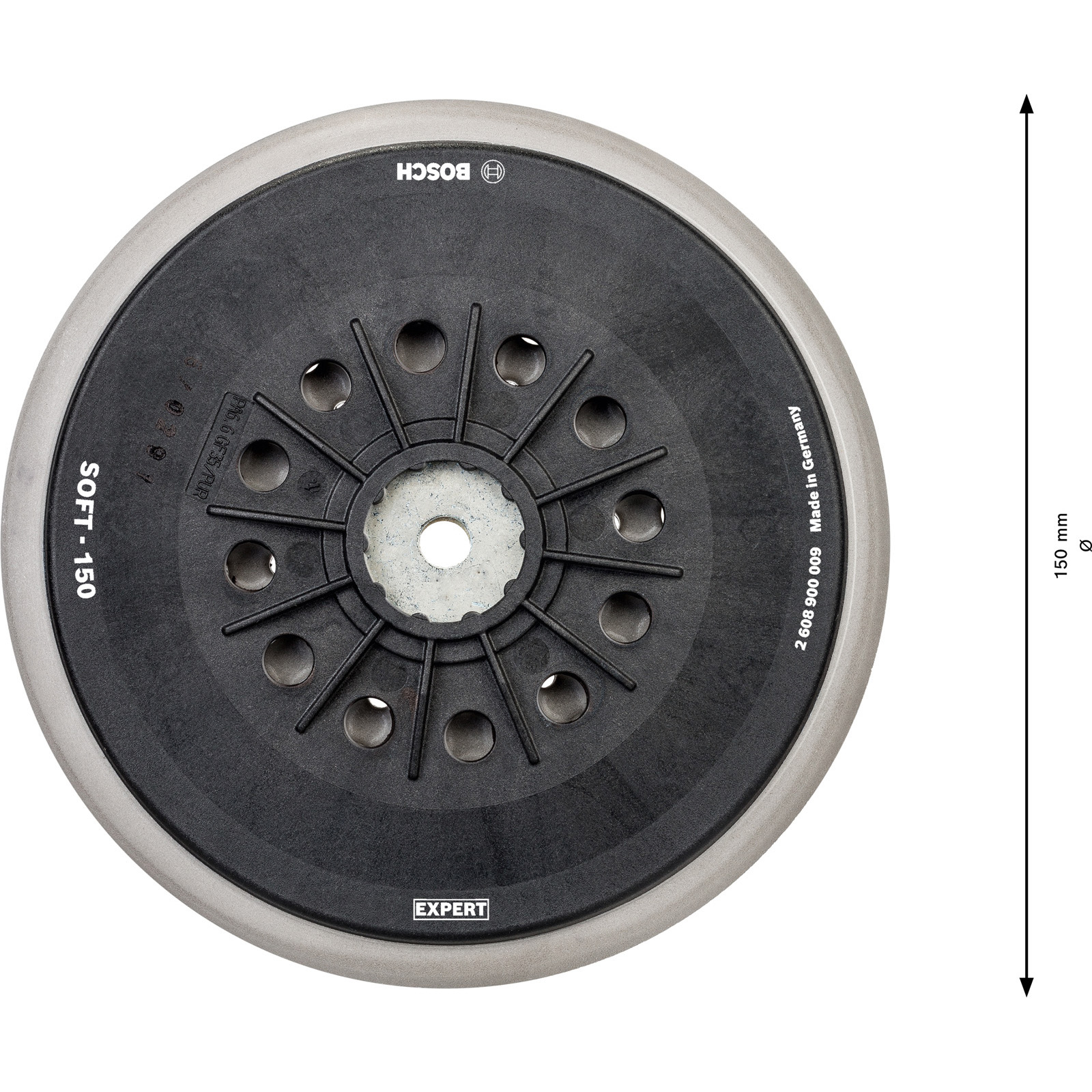 Bosch Expert Multihole Stützteller für Bosch 150 mm Weich - 2608900009