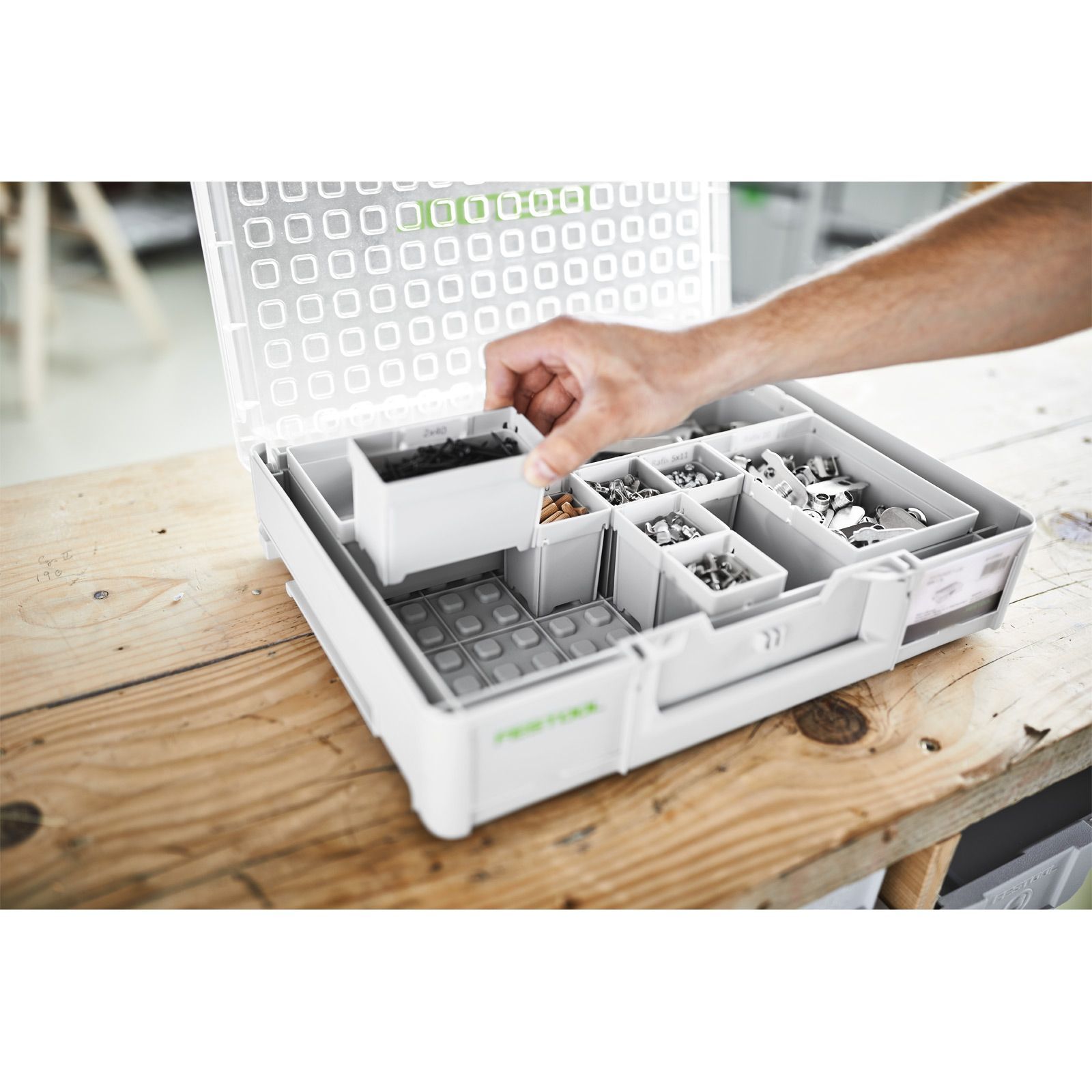 Festool 10x Einsatzboxen Box 50 x 50 x 68 mm für Systainer³ Organizer - 204858