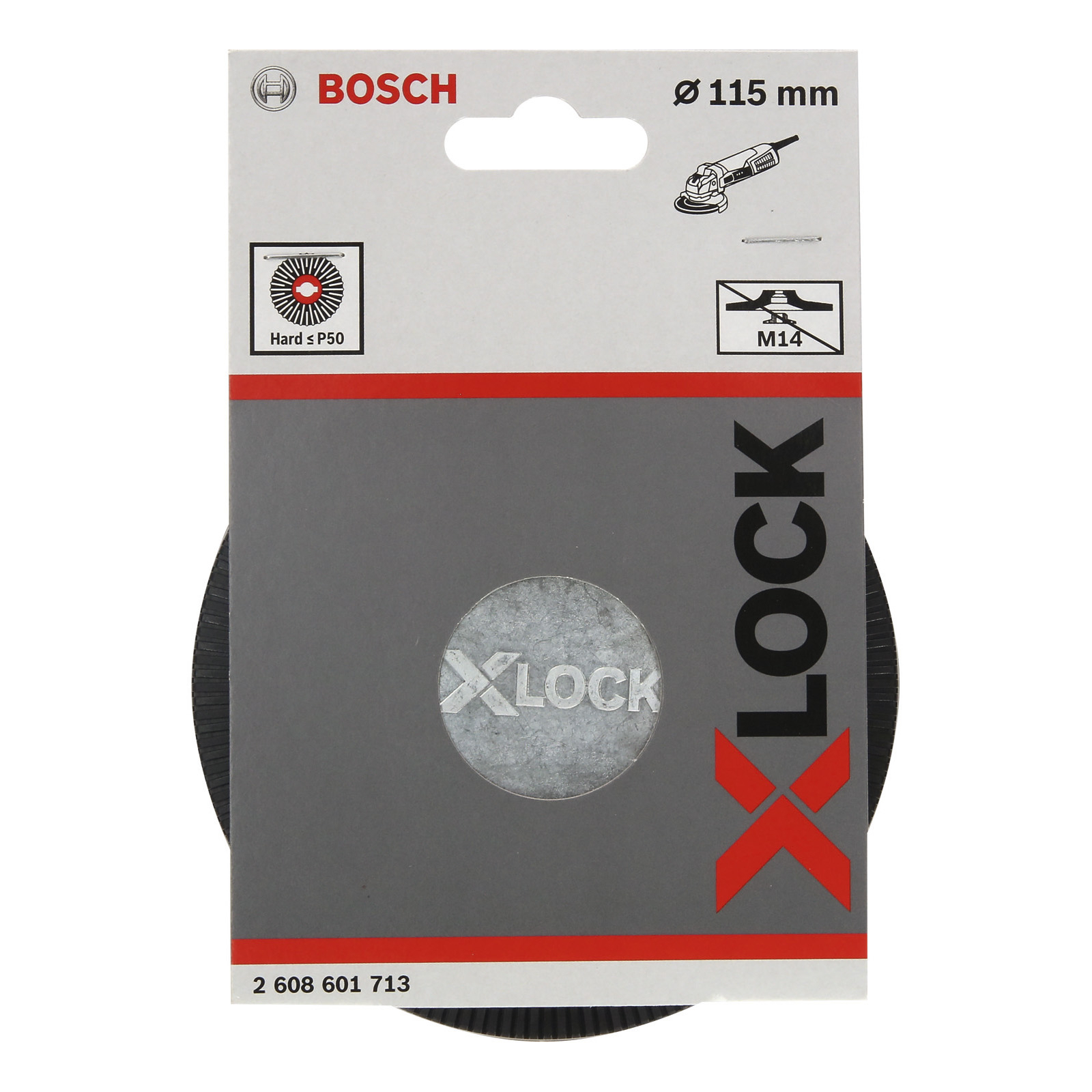 Bosch X-LOCK Stützteller 115 mm hart - 2608601713