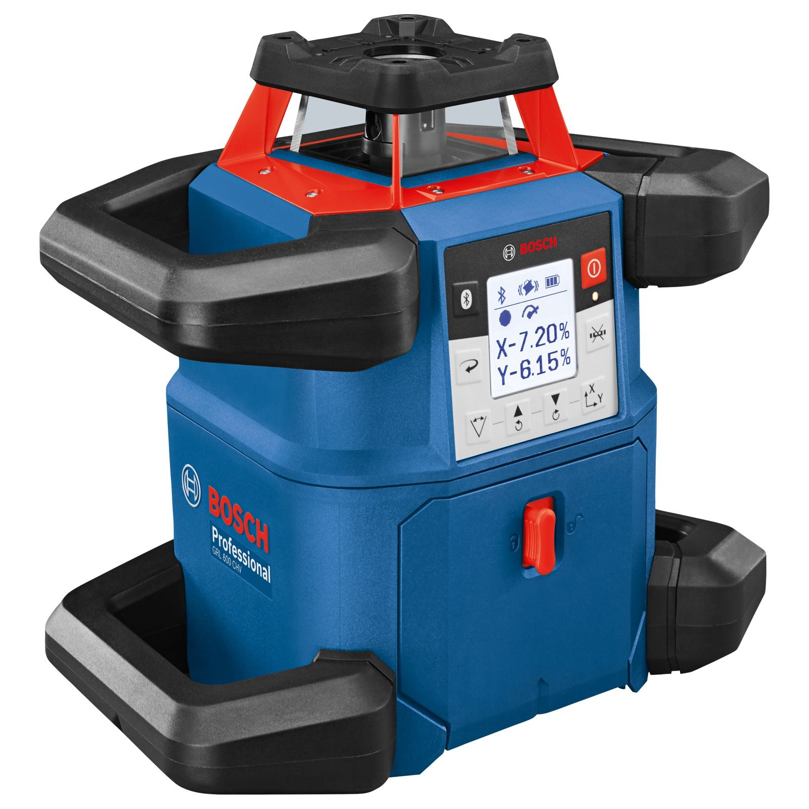 Bosch Rotationslaser GRL 600 CHV 18 V / 1x 4,0 Ah ProCORE Akku + Ladegerät + Messstab + Stativ inkl. Zubehör-Set in Koffer - 06159940P5