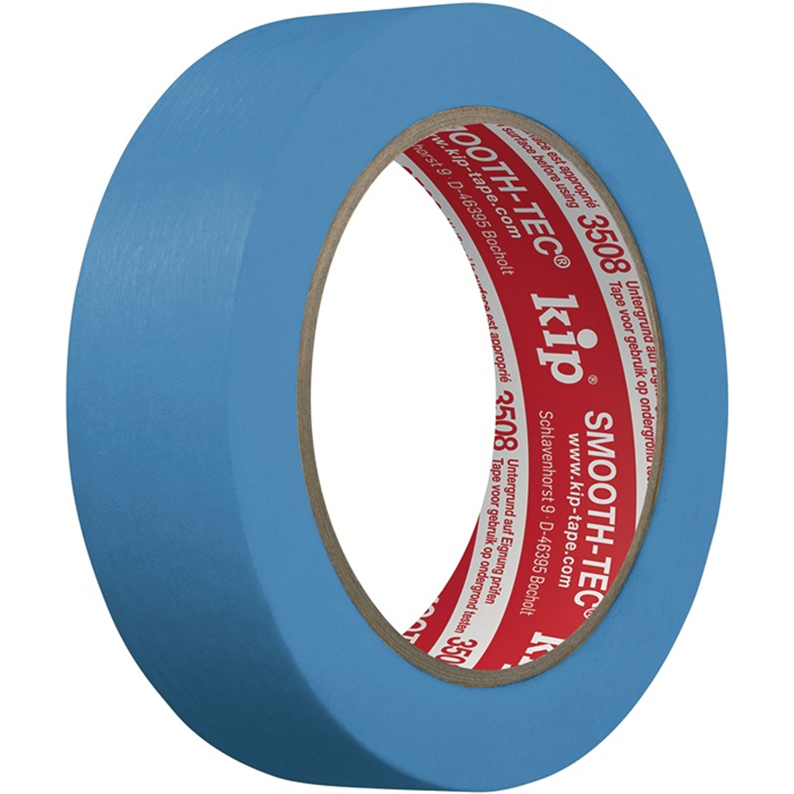 KIP Glattkreppband 3508 SMOOTH-TEC® glatt blau 50 m x 30 mm - 3508-30