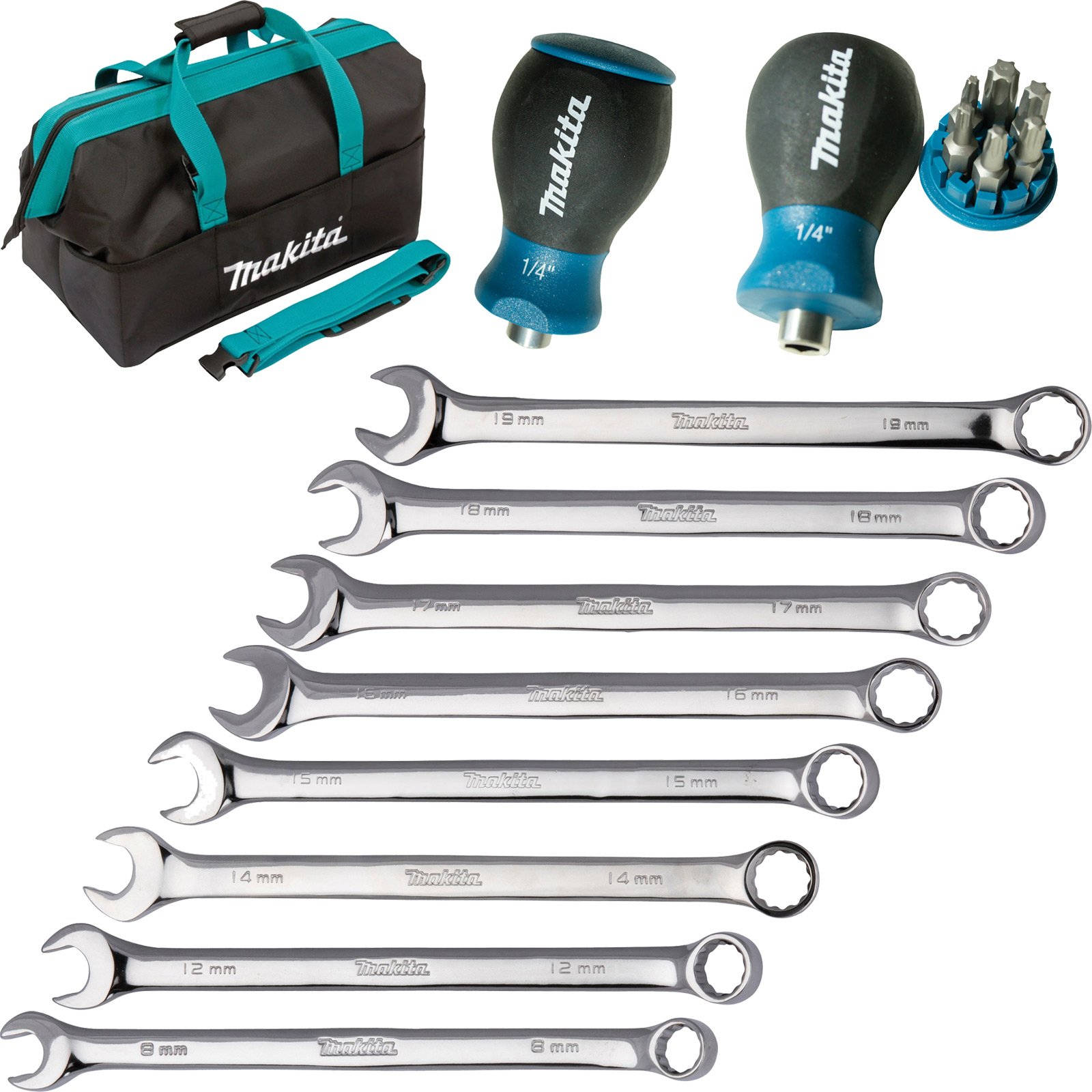 Makita Ringmaulschlüssel-Set + Transporttasche