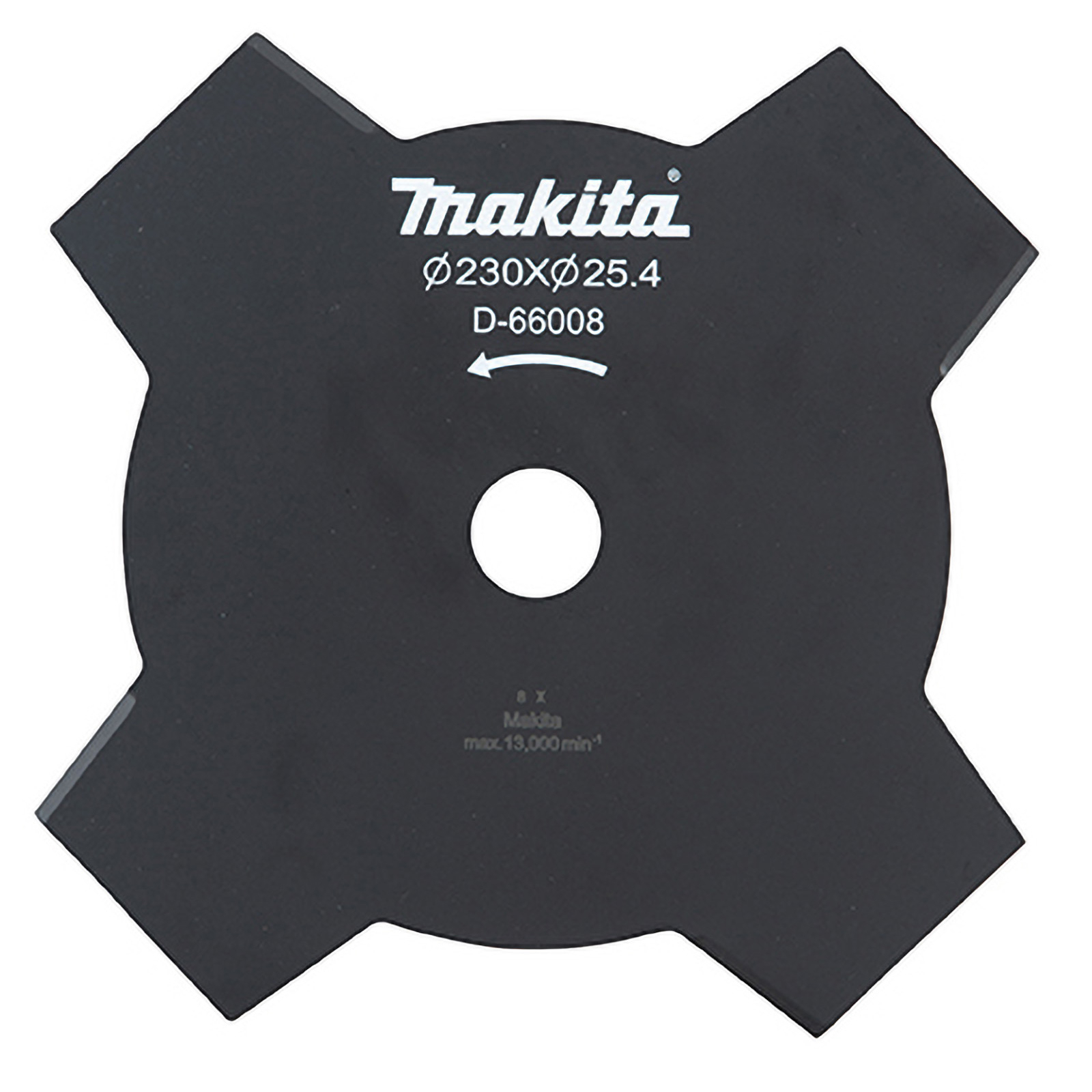 Makita 4-Zahn-Schlagmesser 230 x 25,4 mm - D-66008