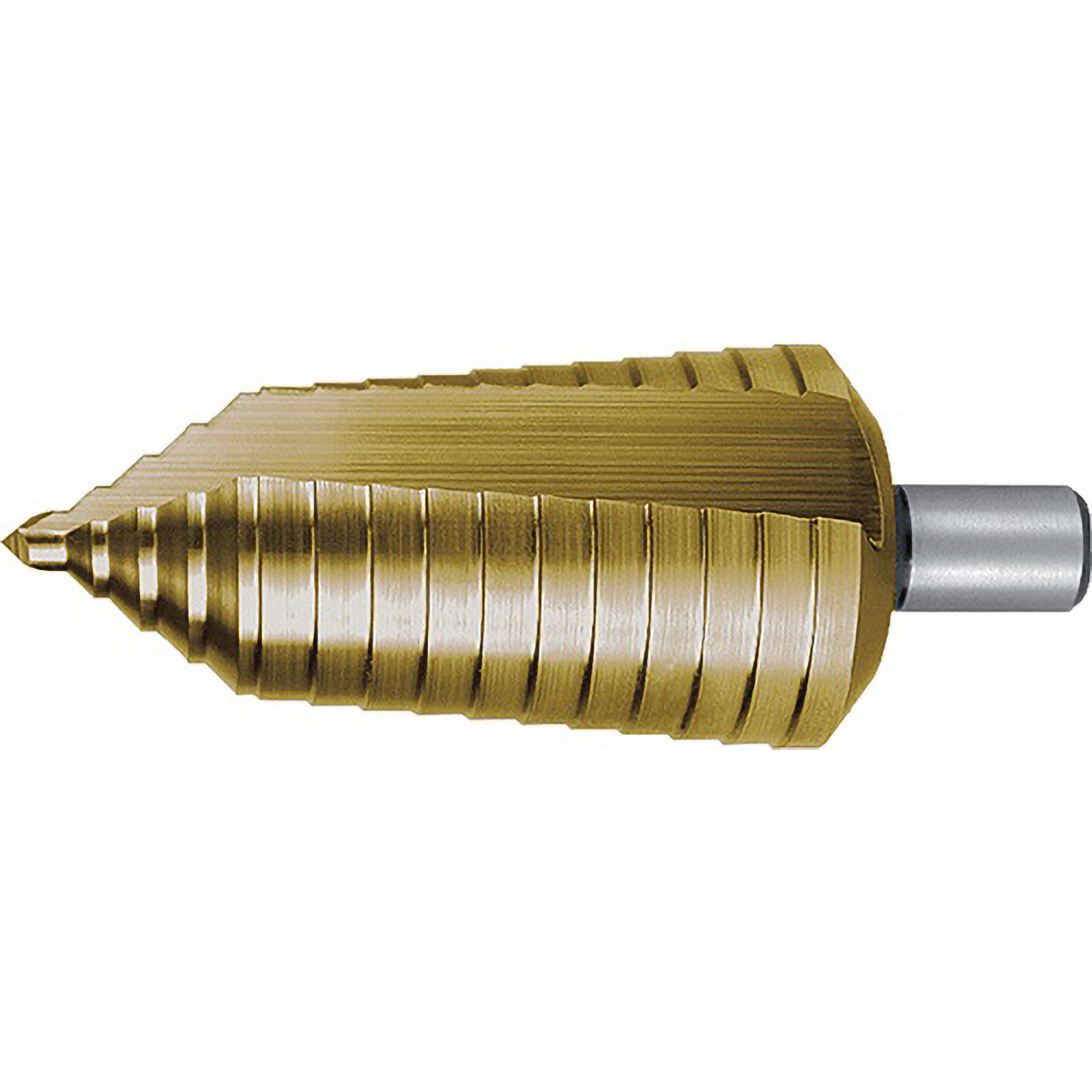 RUKO Stufenbohrer HSS-TiN spiralgenutet mit Kreuzanschliff Ø 6 - 40 mm - 101097T