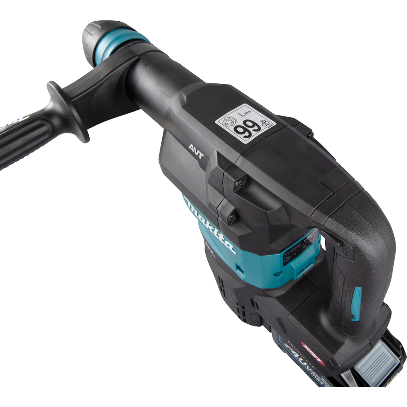 Makita HM001GM201 Akku-Stemmhammer 40V max. / 2x 4,0 Ah Akku + Ladegerät inkl. AWS Funk-Adapter WUT01 im Koffer