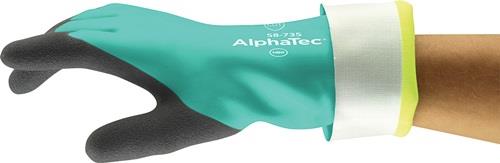 ANSELL Chemiehandschuh AlphaTec Gr.10 grün EN 388 EN 374 PSA III - 58-735-10
