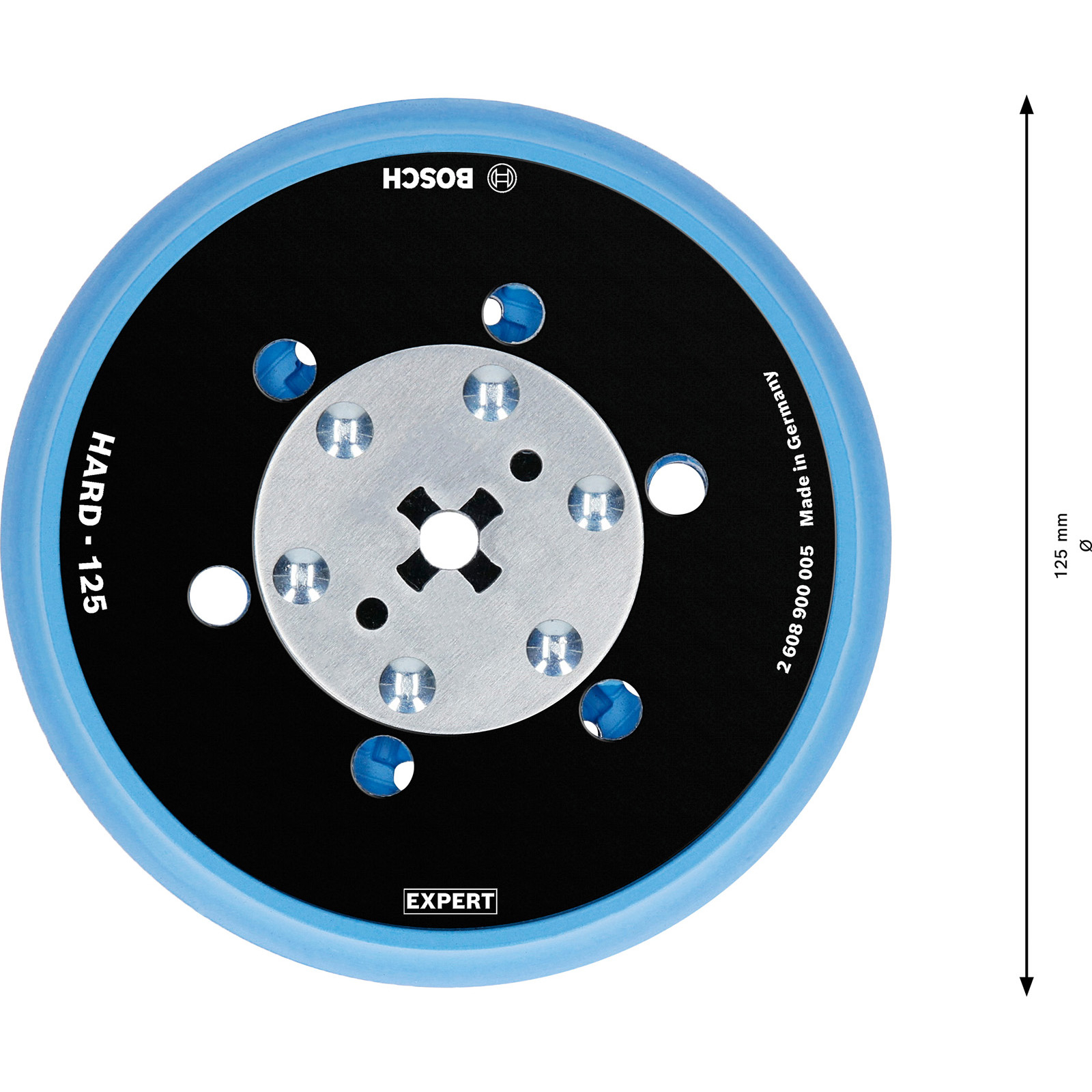 Bosch Expert Multihole Universalstützteller 125 mm hart - 2608900005