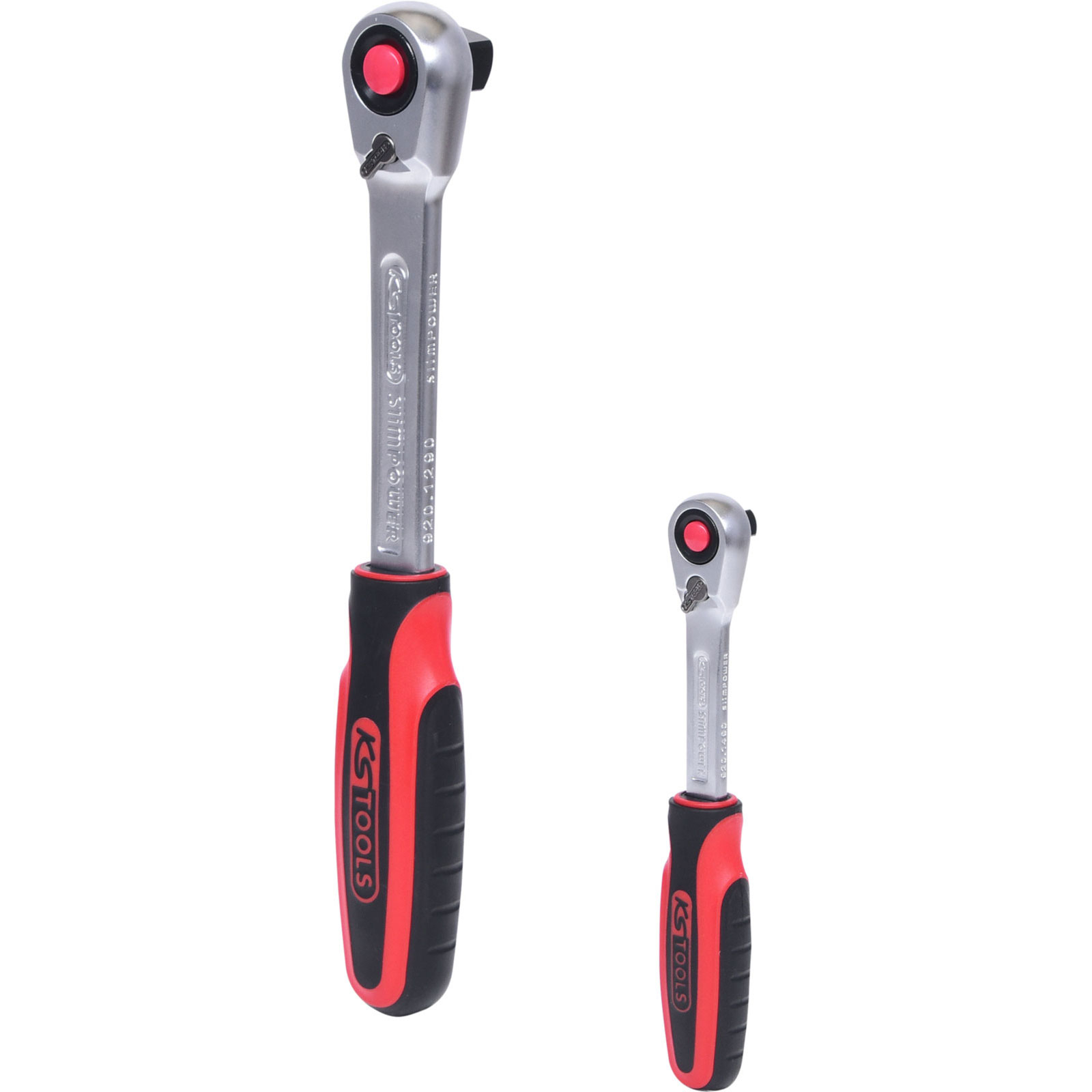 KS TOOLS SlimPOWER Umschaltknarren-Satz 2tlg. 1/4"+1/2" - 920.0002