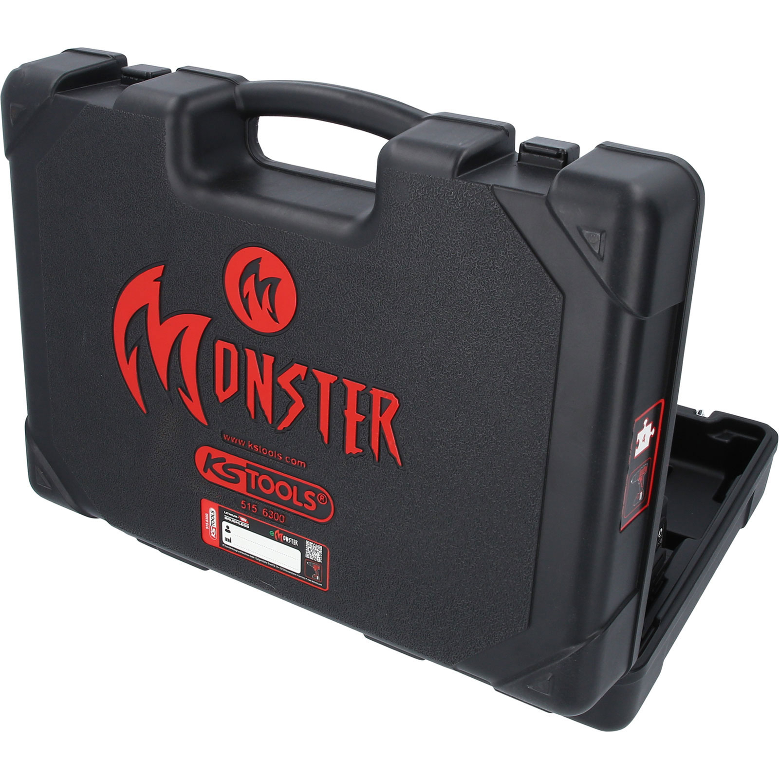 KS TOOLS eMONSTER Brushless-Akku-Schlag-Bohr-Schrauber-Satz 4tlg. - 515.6300