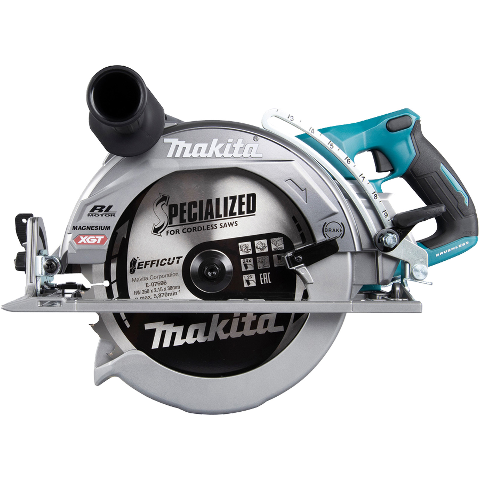 Makita RS002GZ Akku-Handkreissäge 95 mm 40 V max. Ø 260 mm Solo