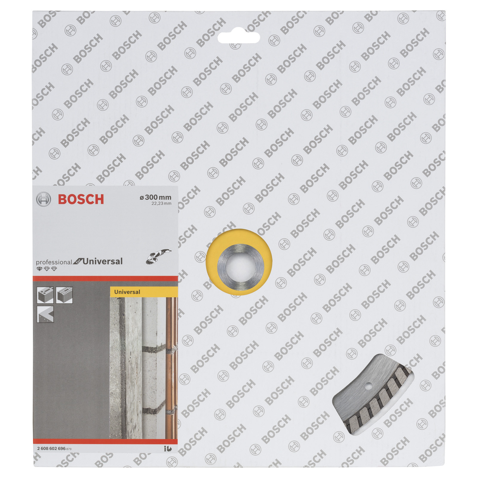 Bosch Diamanttrennscheibe Standard for Universal Turbo 300x22,23x3x10 mm 2608602696