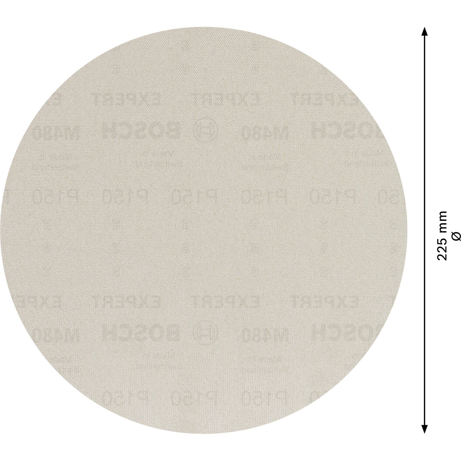 Bosch 25x Expert M480 Schleifnetz für Trockenbauschleifer 225 mm G 150 - 2608900710